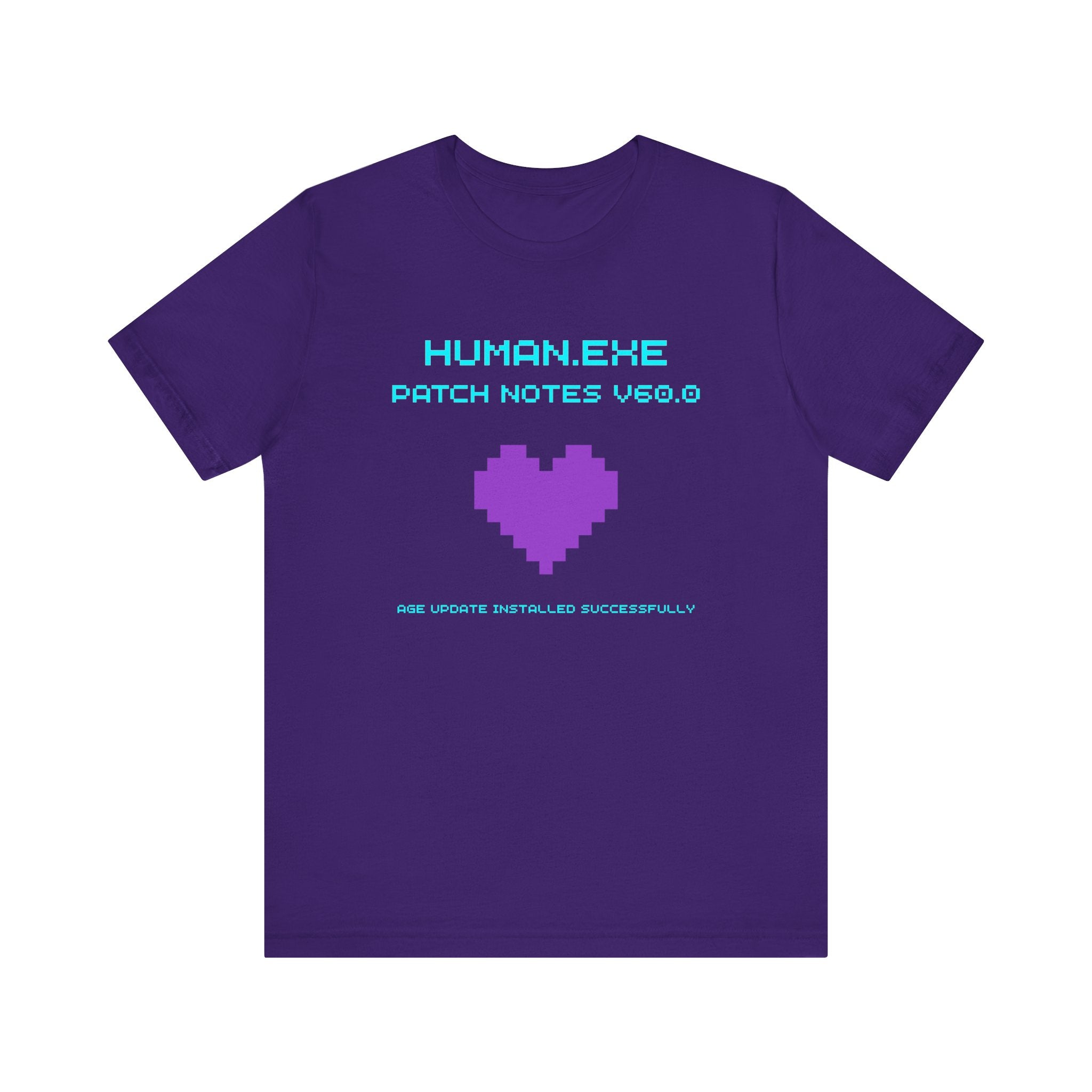 🎮 HUMAN.EXE Patch Notes v60.0 Shirt • Funny 60th Birthday Gamer T-Shirt • Retro Changelog Tee for 80s 90s Gamers • Level 60 Upgrade Gift