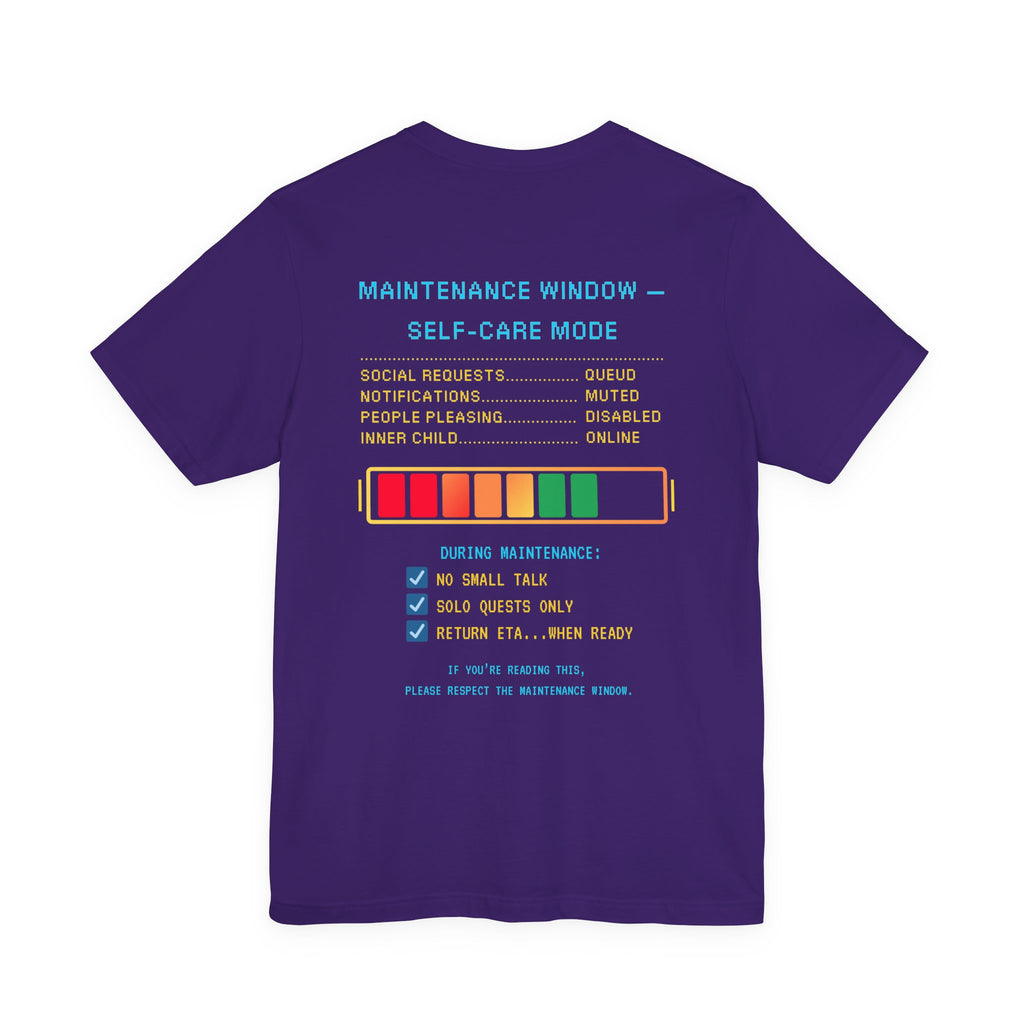 🛠️ AFK FOR MAINTENANCE Shirt • Self-Care Mode Gamer T-Shirt • Retro Pixel AFK Tee for Introverts • 80s 90s Video Game Gift