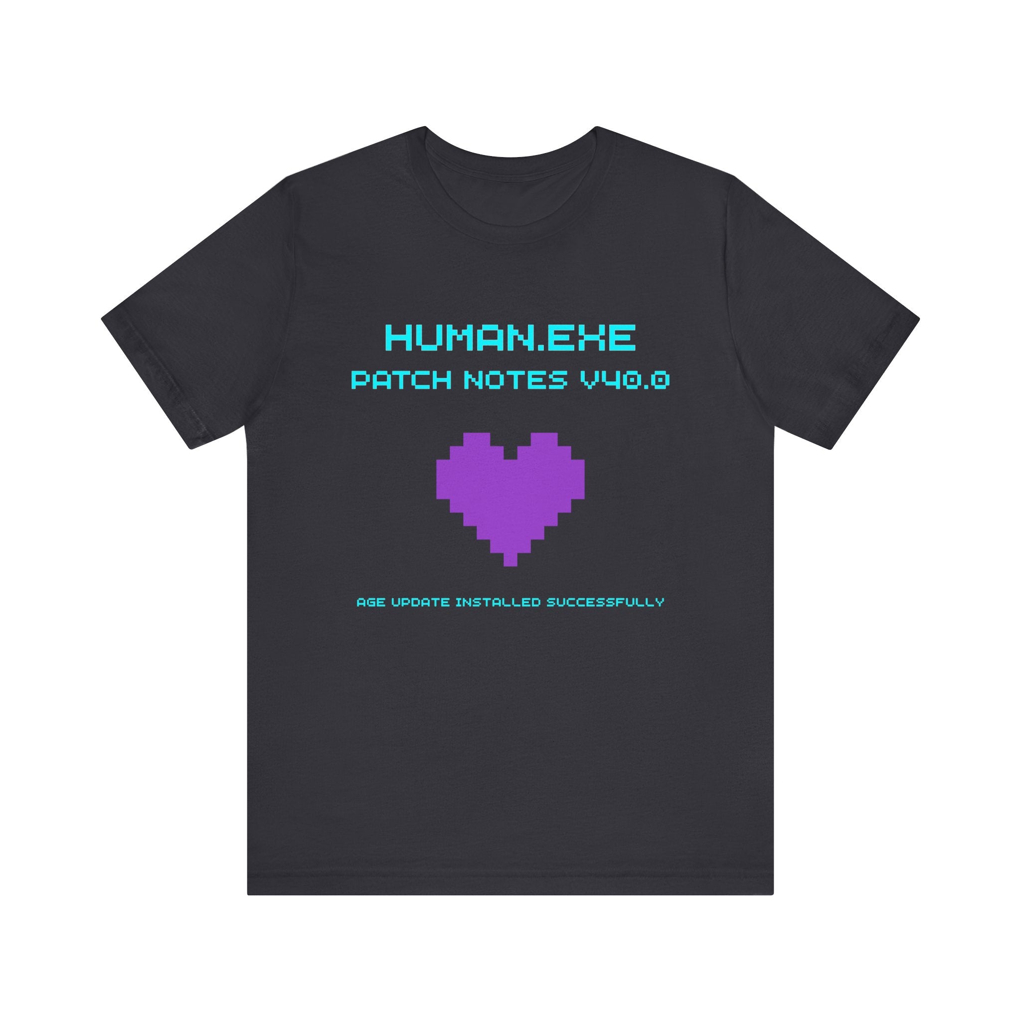 🎮 HUMAN.EXE Patch Notes v40.0 Shirt • Funny 40th Birthday Gamer T-Shirt • Retro Changelog Tee for 80s 90s Gamers • Level 40 Upgrade Gift