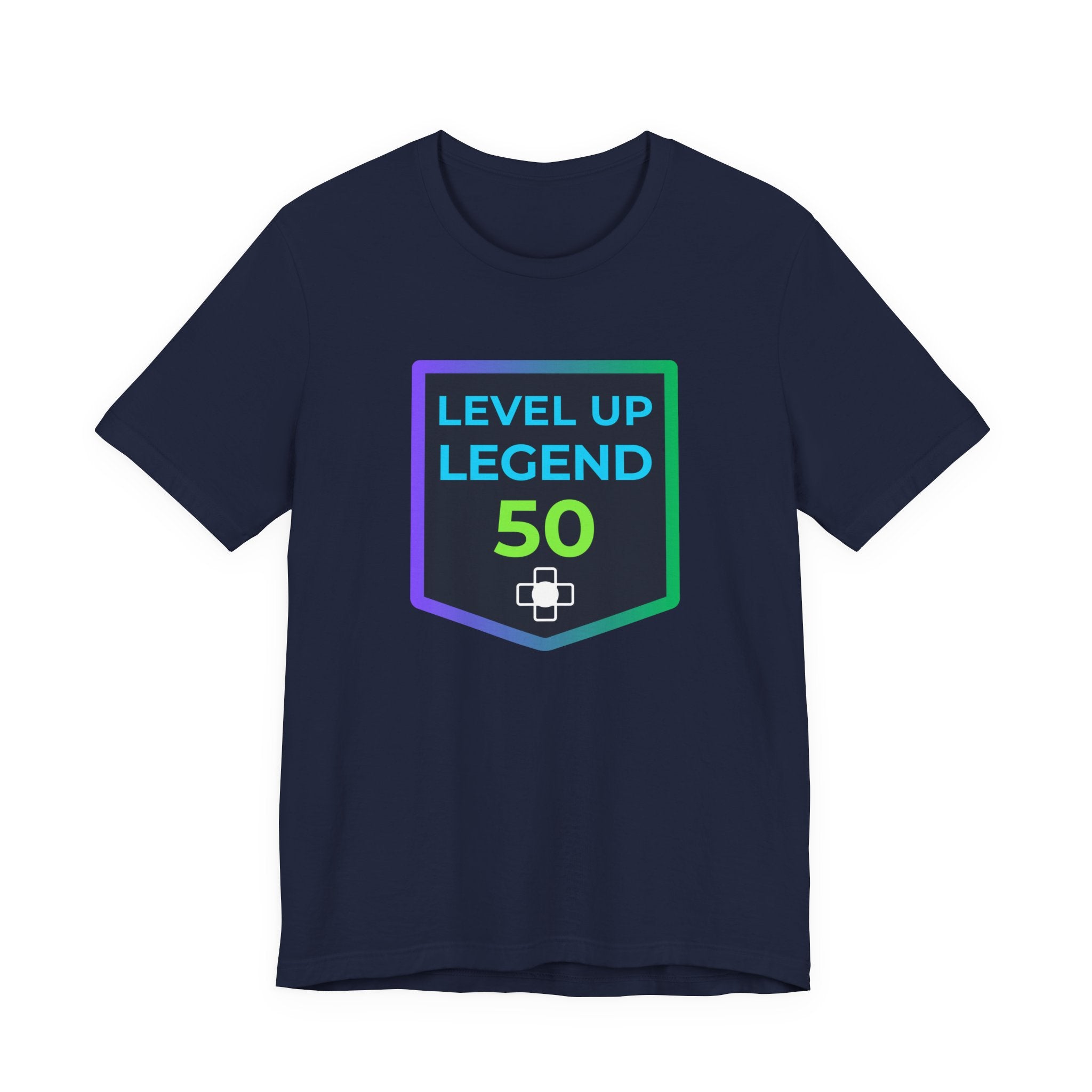 🔥 Level 50 Legend Shirt • Front + Back Design • 50th Birthday Gamer Gift • Retro Gaming Tee • Achievement Badge Design • Milestone Birthday