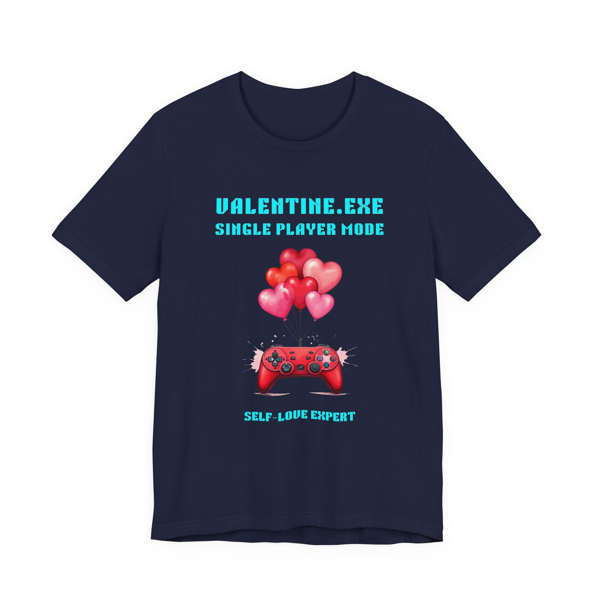 Valentine Exe Single Player Mode Shirt | Funny Anti Valentines Day Gift | Self Love Gift | Introvert Valentine Tee | Unique Gift for Singles