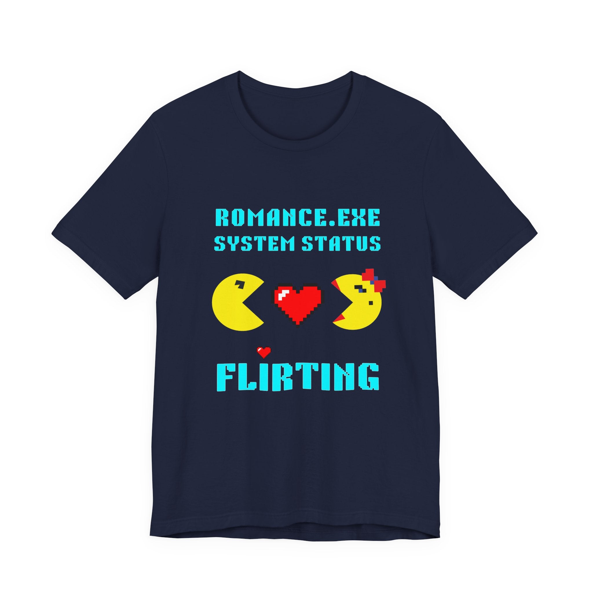 Romance Exe System Status Flirting Shirt | Funny Gamer Valentines Gift | Flirty Gift for Him Her | Dating Shirt | Unique Gift for Gamers
