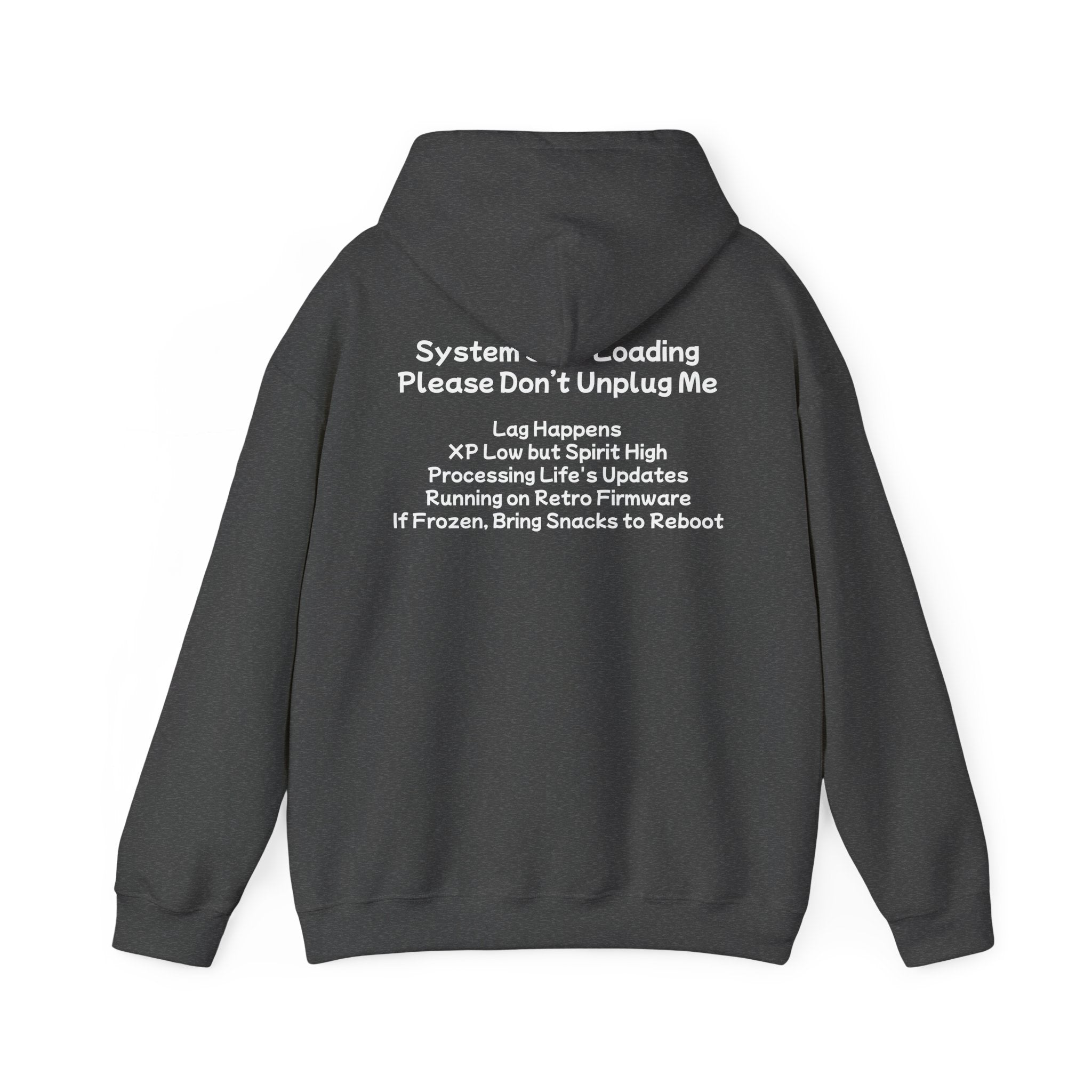 🔥 Saving My Sanity Hoodie | Front + Back Design | Gamer Mental Health Sweatshirt | Retro Floppy Disk Gaming Humor