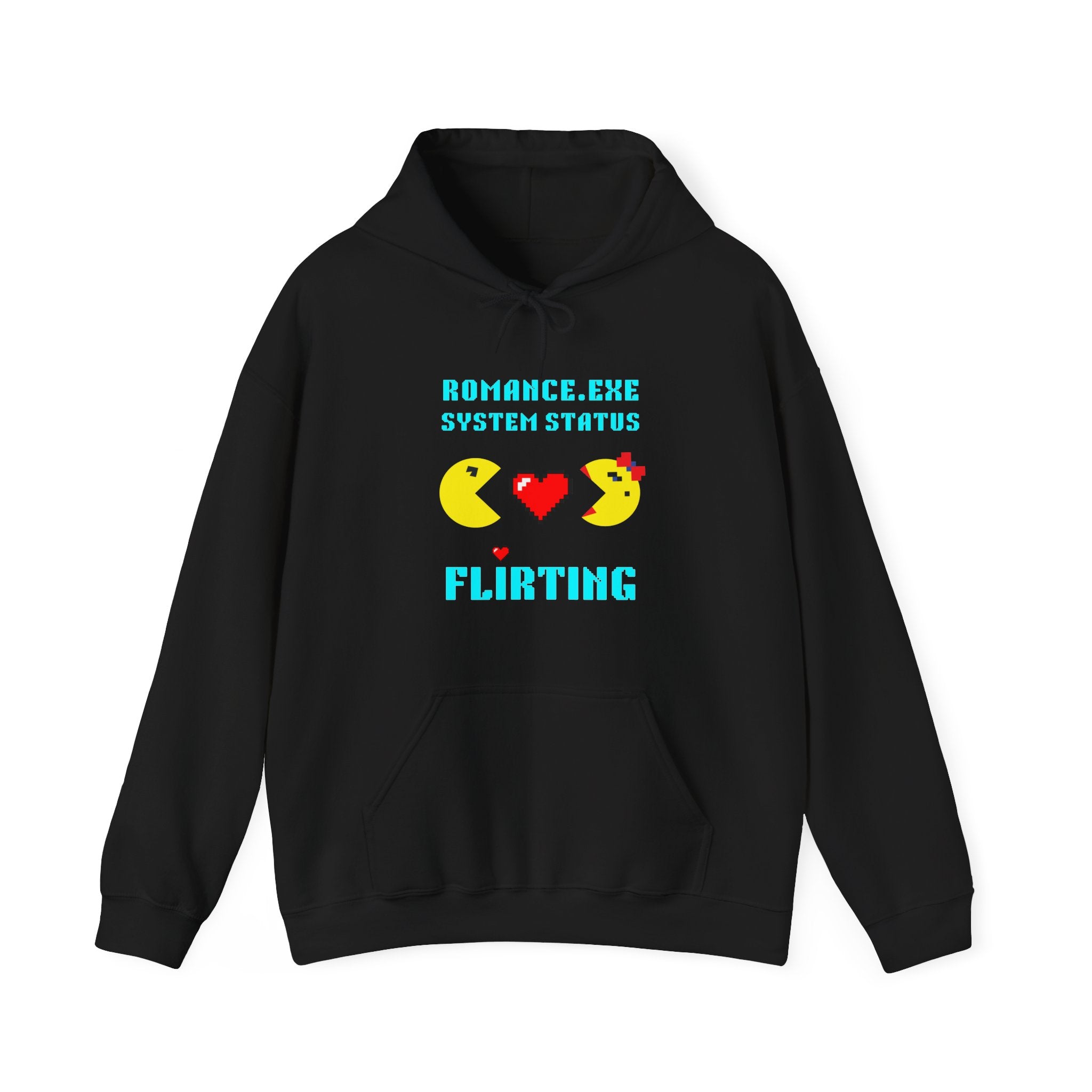 Romance Exe System Status Flirting Hoodie | Funny Gamer Valentines Gift | Flirty Gift for Him Her | Dating Sweatshirt | Unique Gift for Gamers