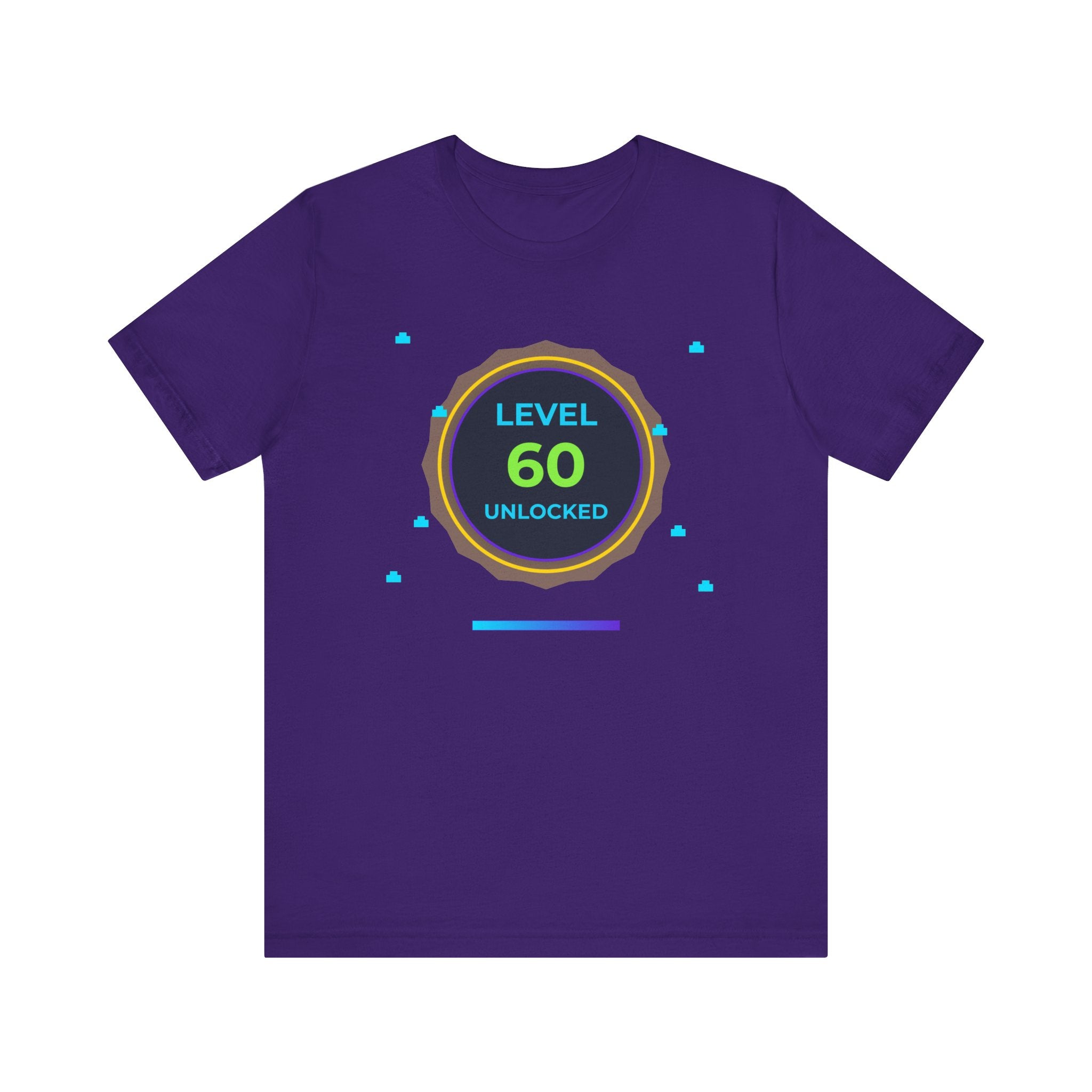 Level 60 Legend Shirt • Front + Back Design • 60th Birthday Gamer Gift • Retro Gaming Tee • Achievement Badge • Milestone Birthday