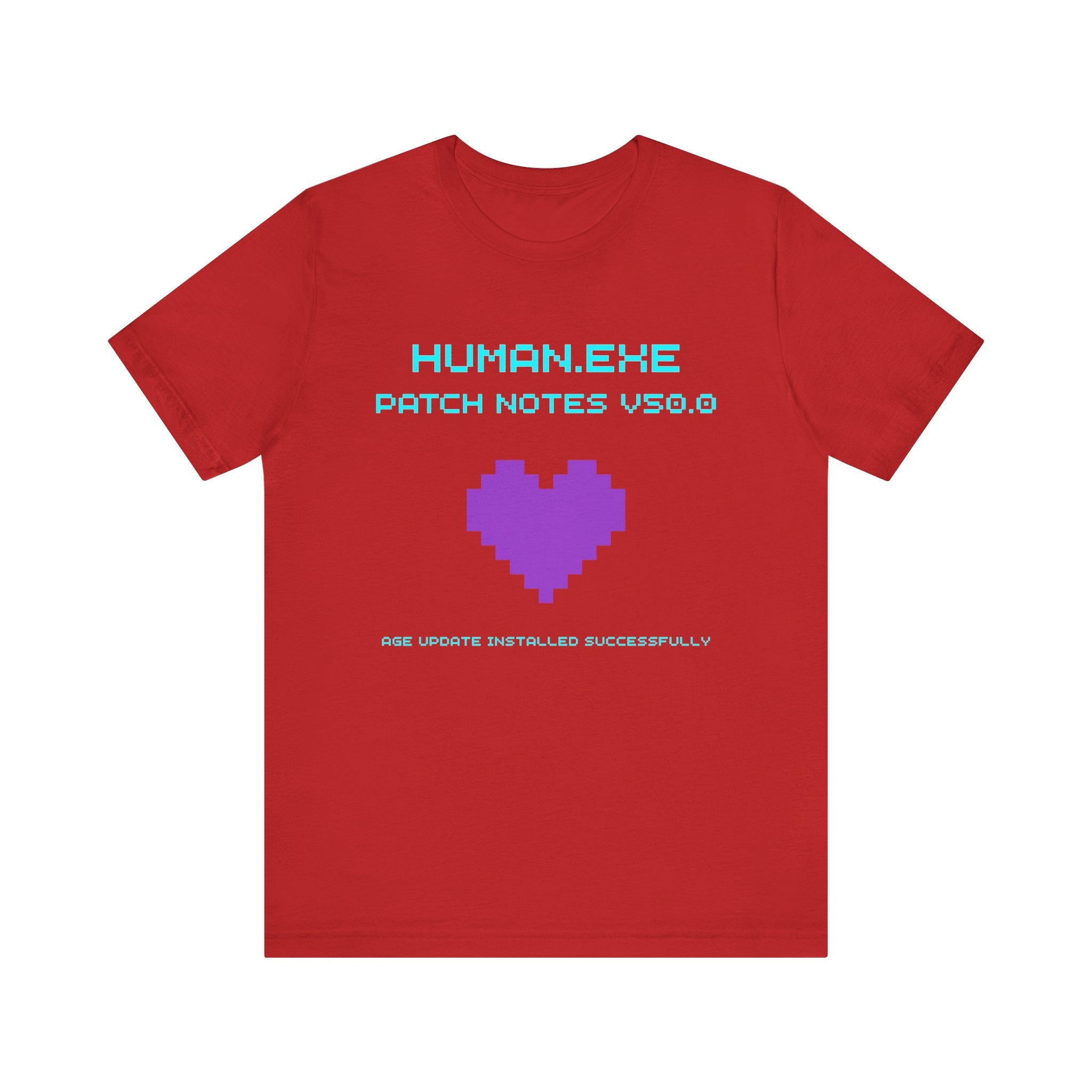 🎮 HUMAN.EXE Patch Notes v50.0 Shirt • Funny 50th Birthday Gamer T-Shirt • Retro Changelog Tee for 80s 90s Gamers • Level 50 Upgrade Gift