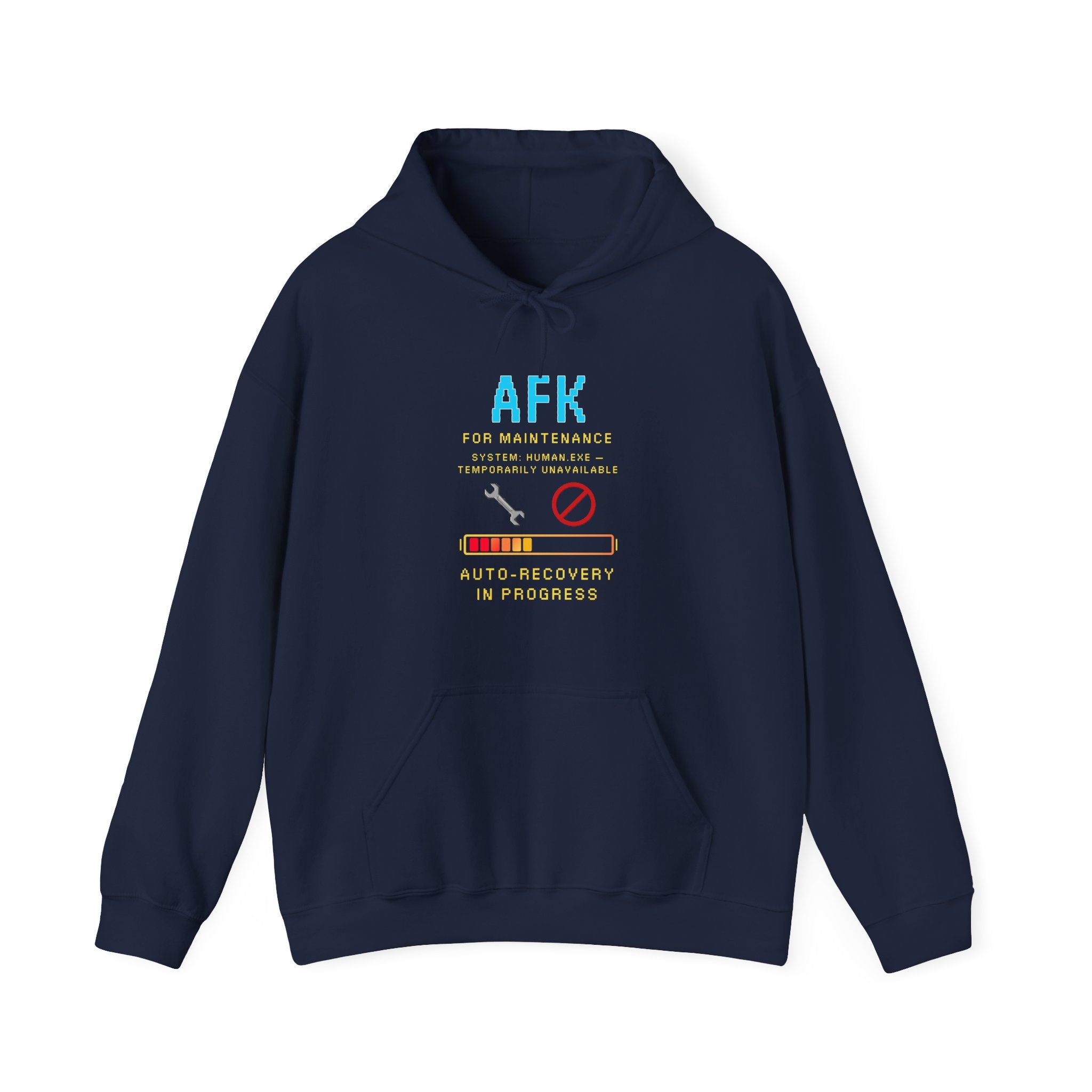 🛠️ AFK FOR MAINTENANCE Hoodie • Self-Care Mode Gamer Hoodie • Retro Pixel AFK Sweatshirt • Cozy Introvert Gamer Gift