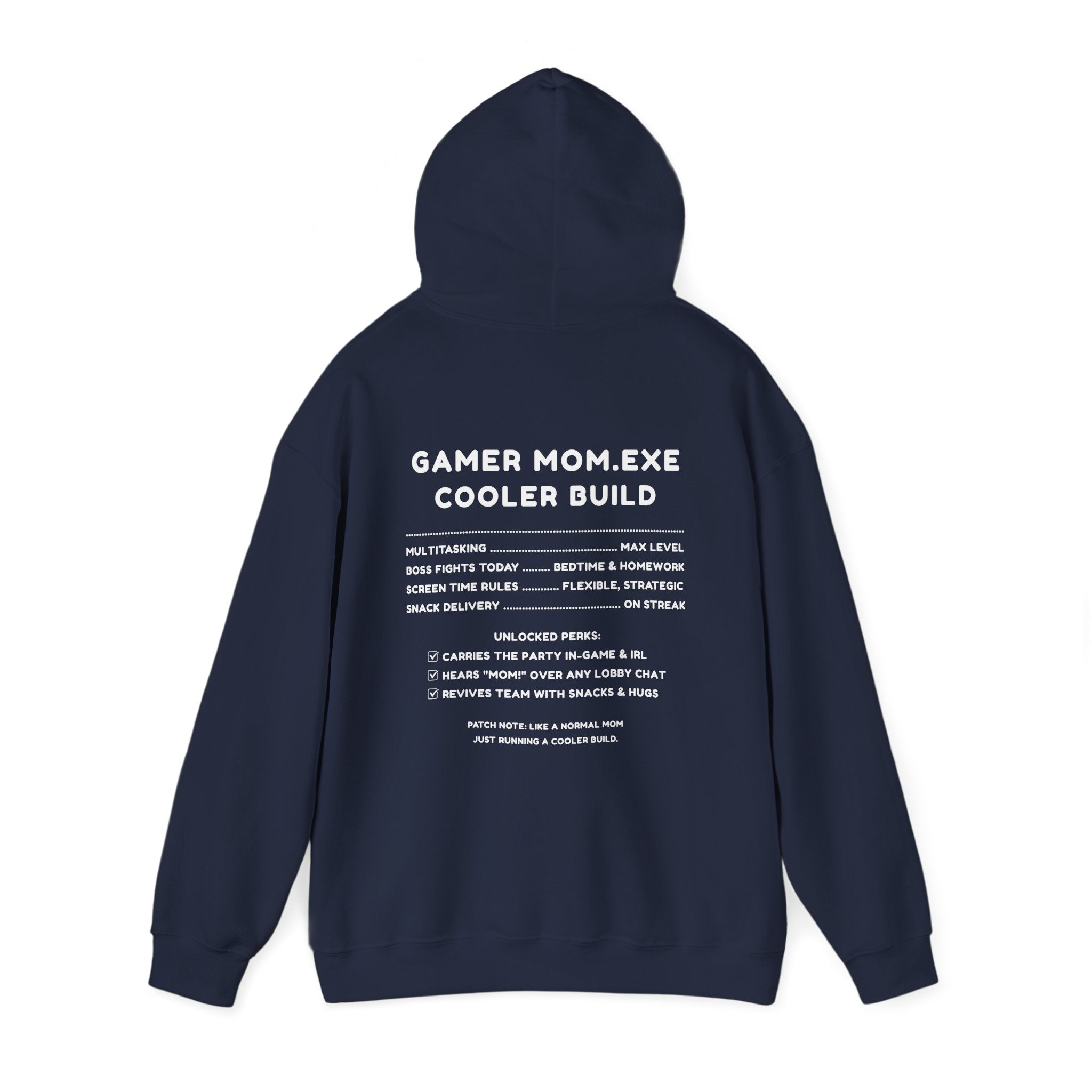 Gamer Mom – Like a Normal Mom, Only Way Cooler Hoodie (Front & Back Print)