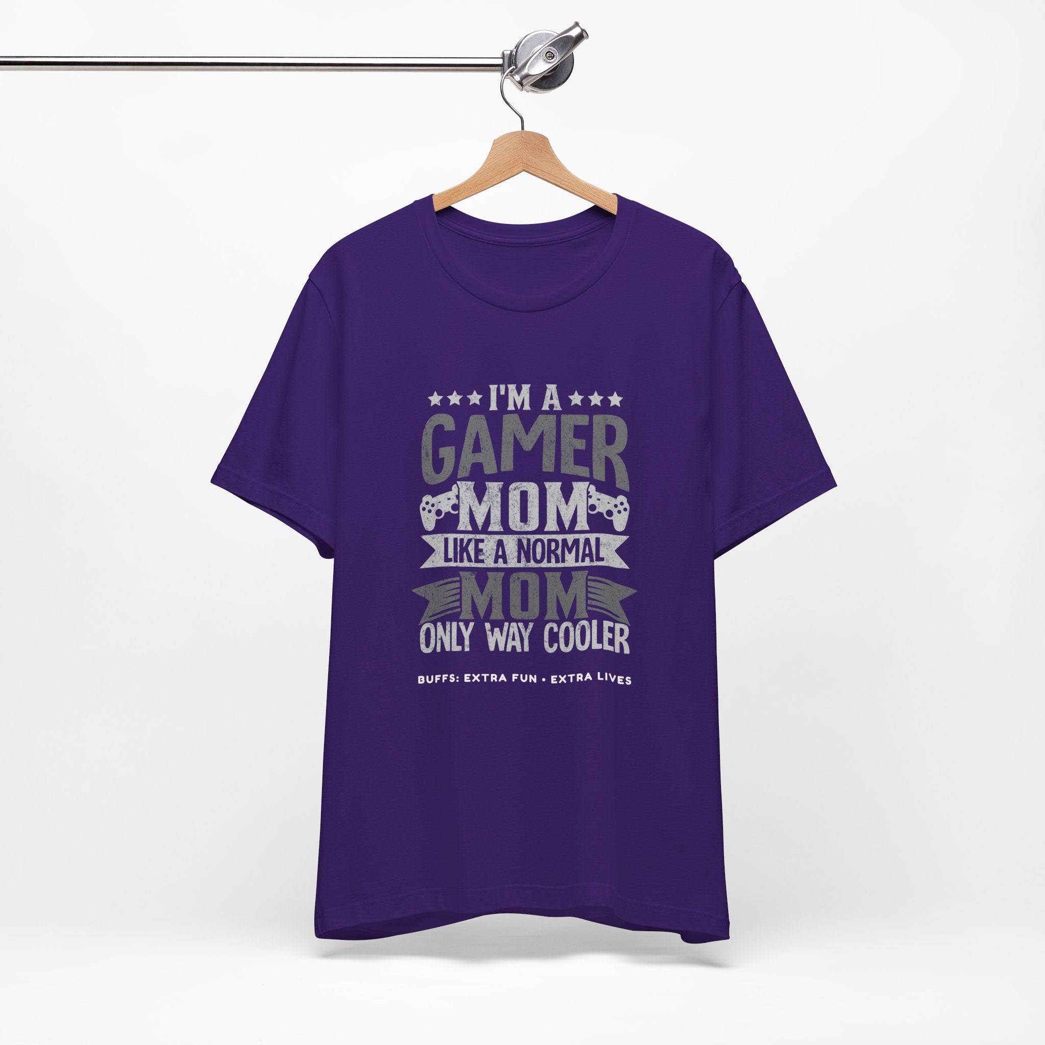 Gamer Mom – Like a Normal Mom, Only Way Cooler Shirt (Front & Back Print)