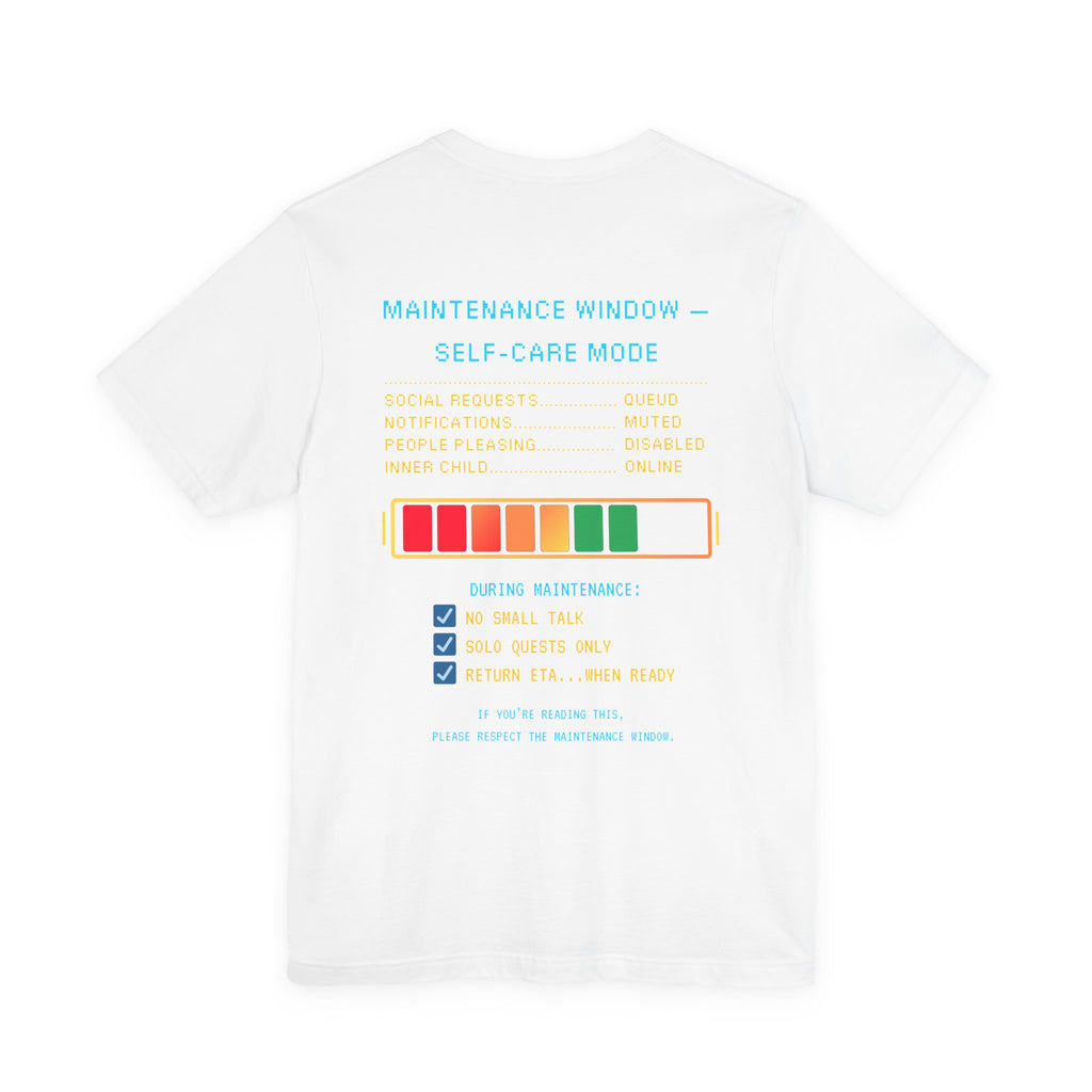 🛠️ AFK FOR MAINTENANCE Shirt • Self-Care Mode Gamer T-Shirt • Retro Pixel AFK Tee for Introverts • 80s 90s Video Game Gift