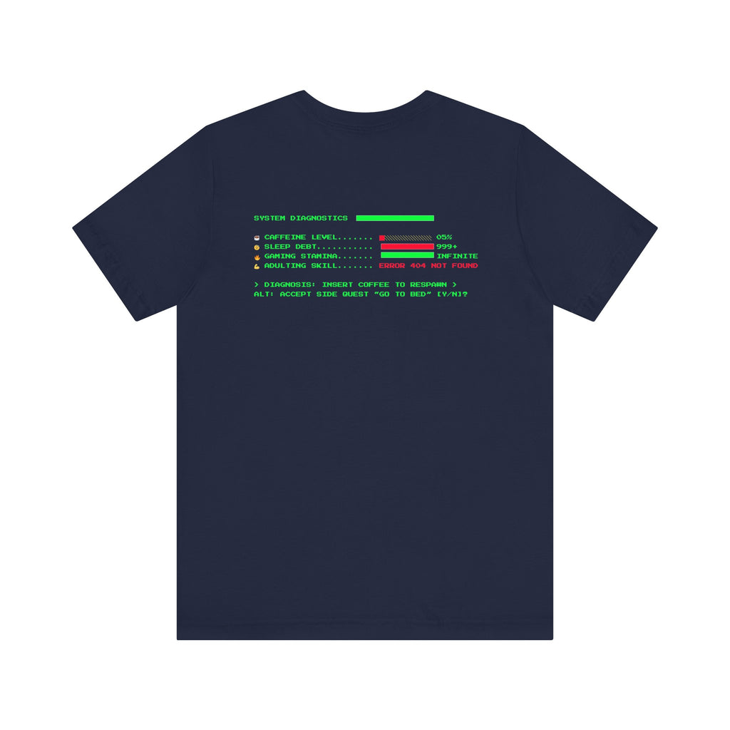 🔥 Low Energy Gamer Shirt • Caffeine Required to Respawn • Funny Coffee Addict Tee • System Critical T-Shirt • Gamer & Coffee Lover Gift