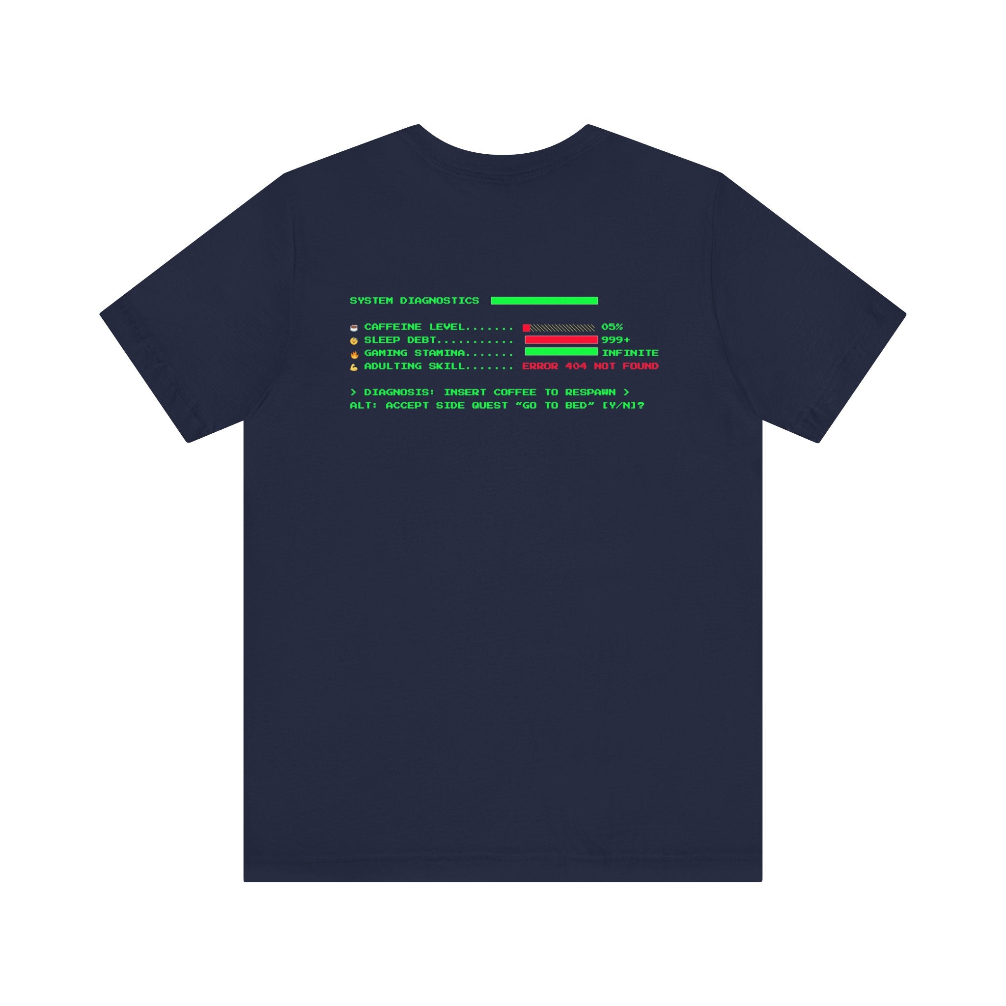 🔥 Low Energy Gamer Shirt • Caffeine Required to Respawn • Funny Coffee Addict Tee • System Critical T-Shirt • Gamer & Coffee Lover Gift