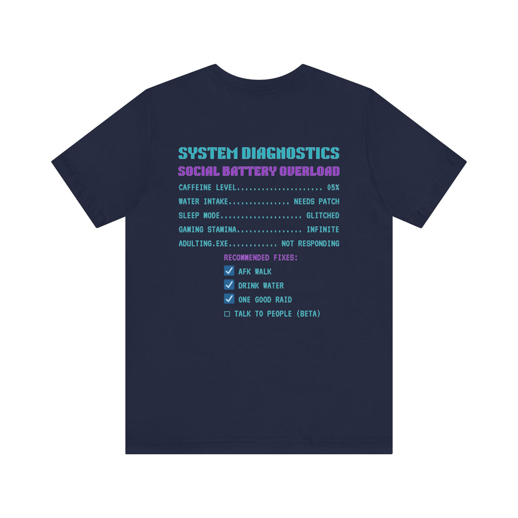 💧 HUMAN.EXE NEEDS WATER Shirt • Hydration Quest Gamer Tee • Retro 80s 90s Video Game T-Shirt • Funny Introvert Gift for Gamers