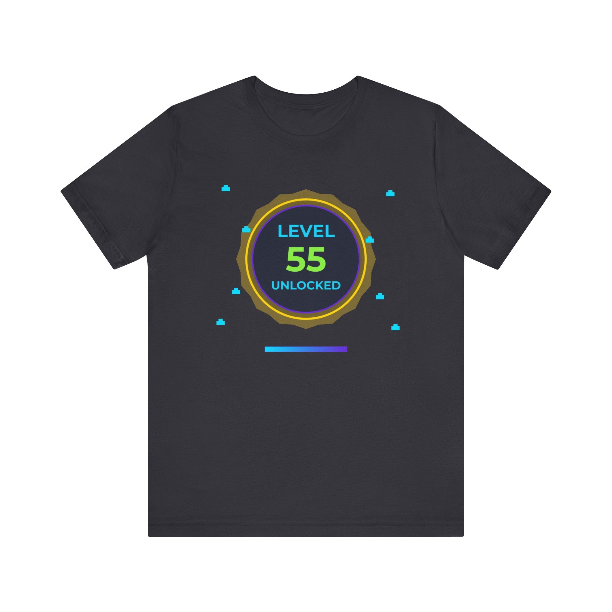 🔥 Level 55 Legend Shirt • Front + Back Design • 55th Birthday Gamer Gift • Retro Gaming Tee • Achievement Badge • Milestone Birthday