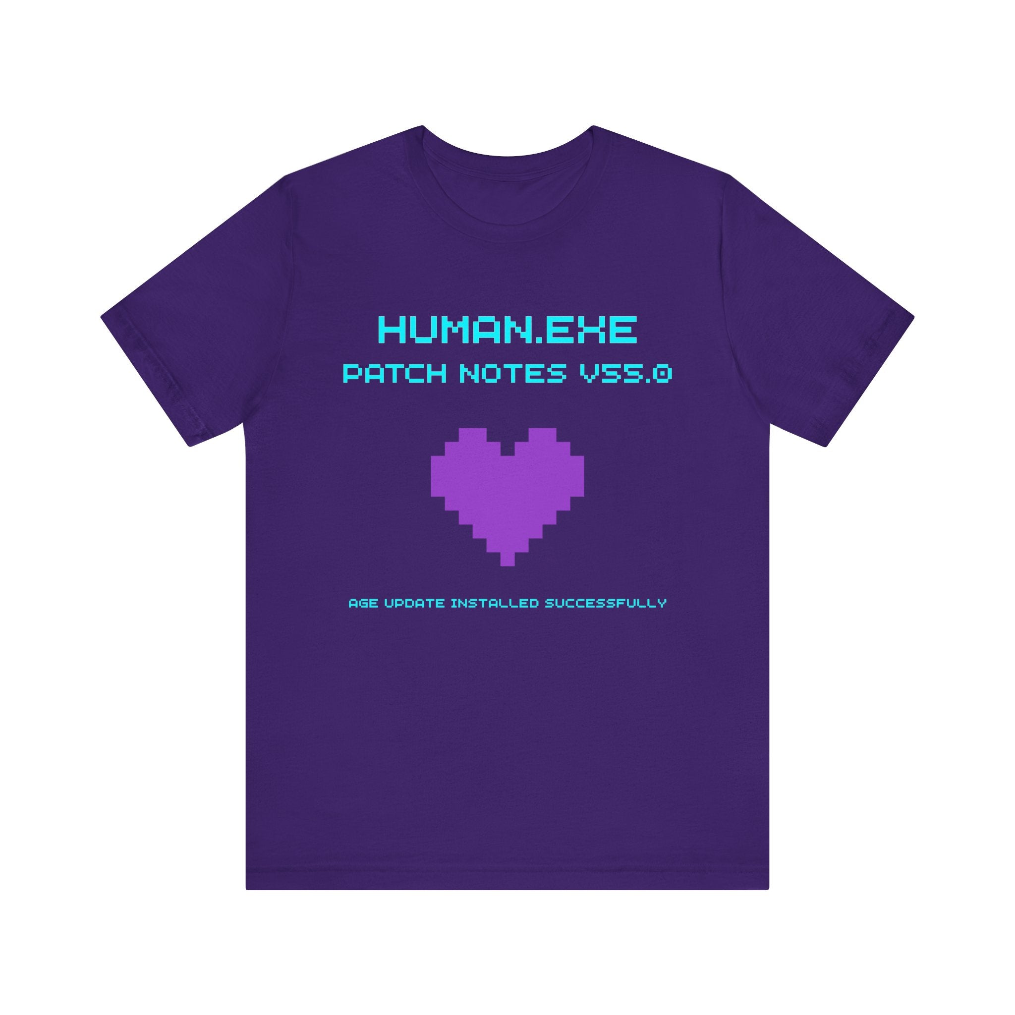 🎮 HUMAN.EXE Patch Notes v55.0 Shirt • Funny 55th Birthday Gamer T-Shirt • Retro Changelog Tee for 80s 90s Gamers • Level 55 Upgrade Gift