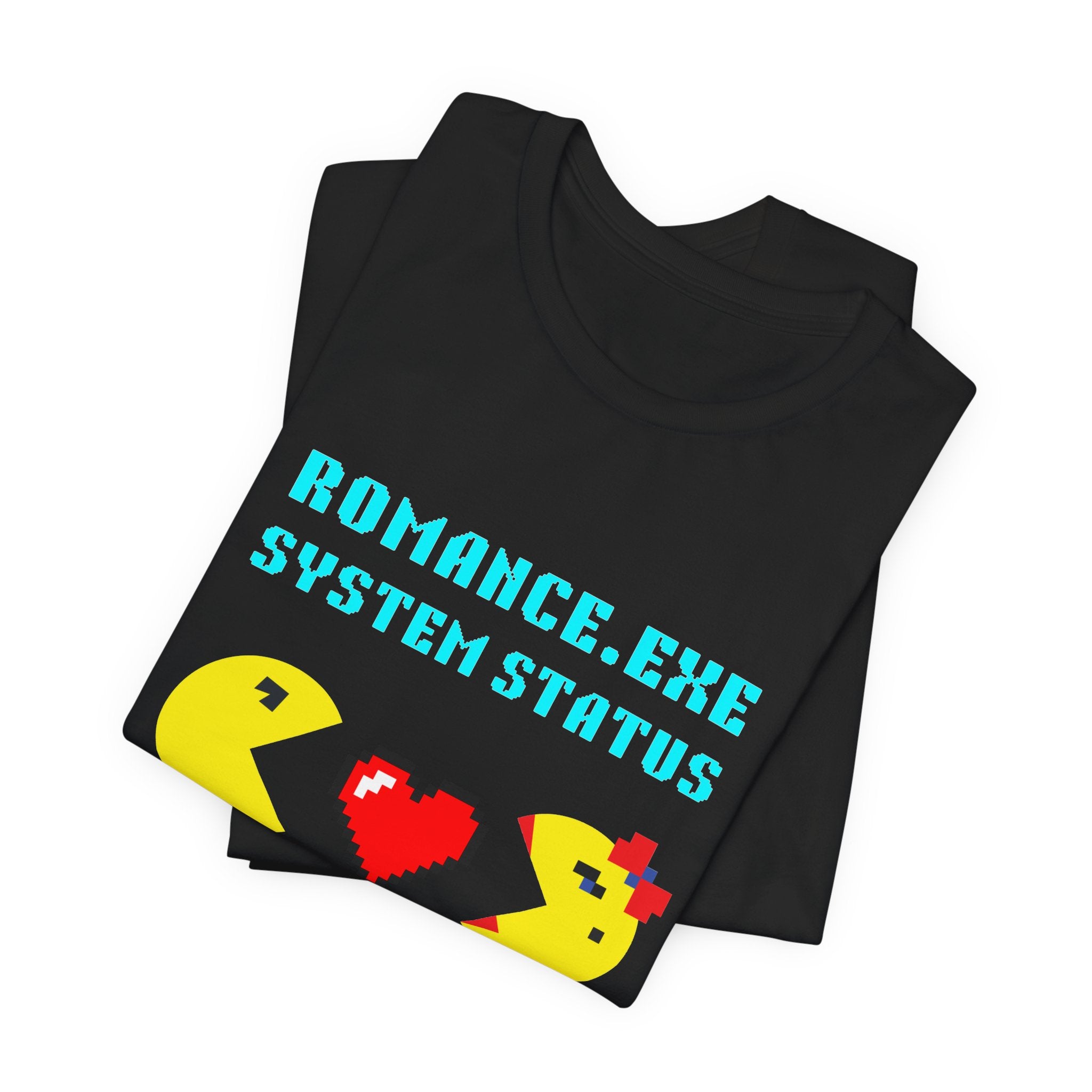 Romance Exe System Status Flirting Shirt | Funny Gamer Valentines Gift | Flirty Gift for Him Her | Dating Shirt | Unique Gift for Gamers
