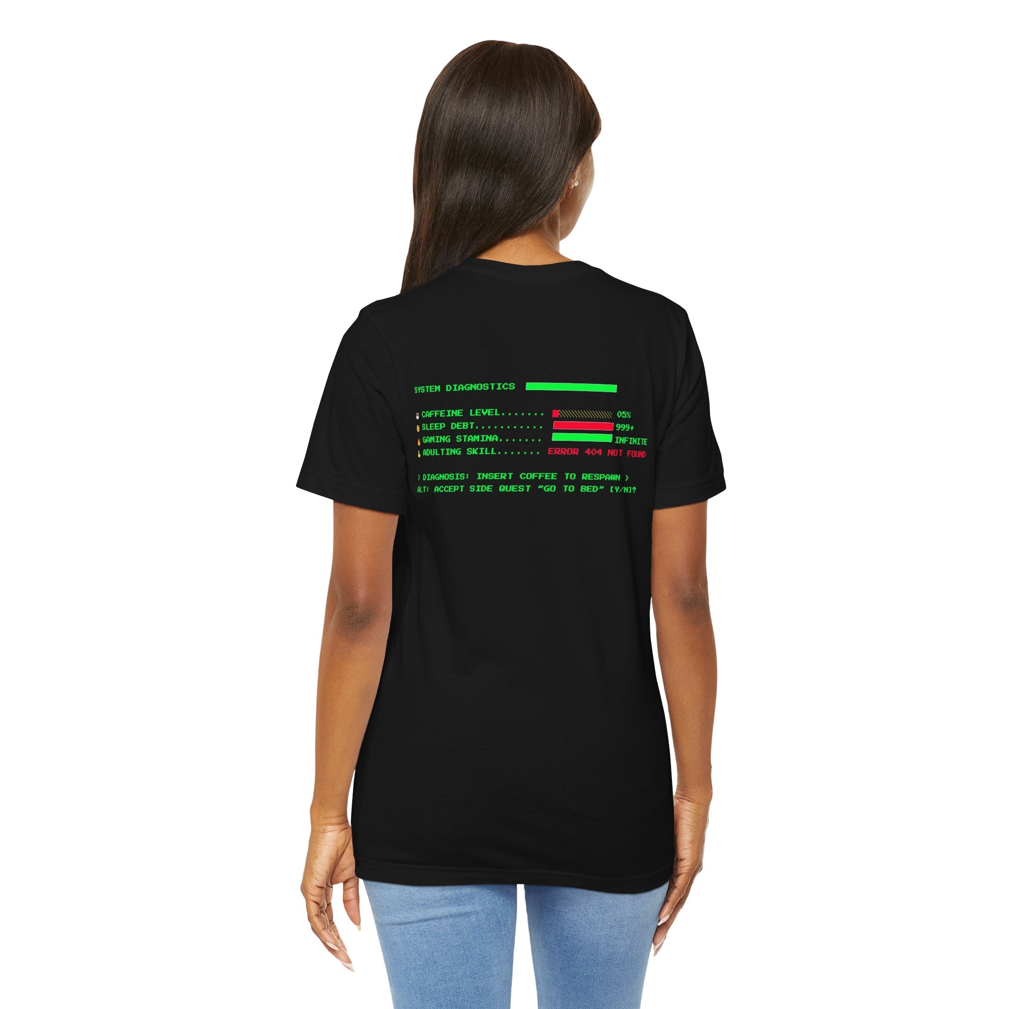🔥 Low Energy Gamer Shirt • Caffeine Required to Respawn • Funny Coffee Addict Tee • System Critical T-Shirt • Gamer & Coffee Lover Gift
