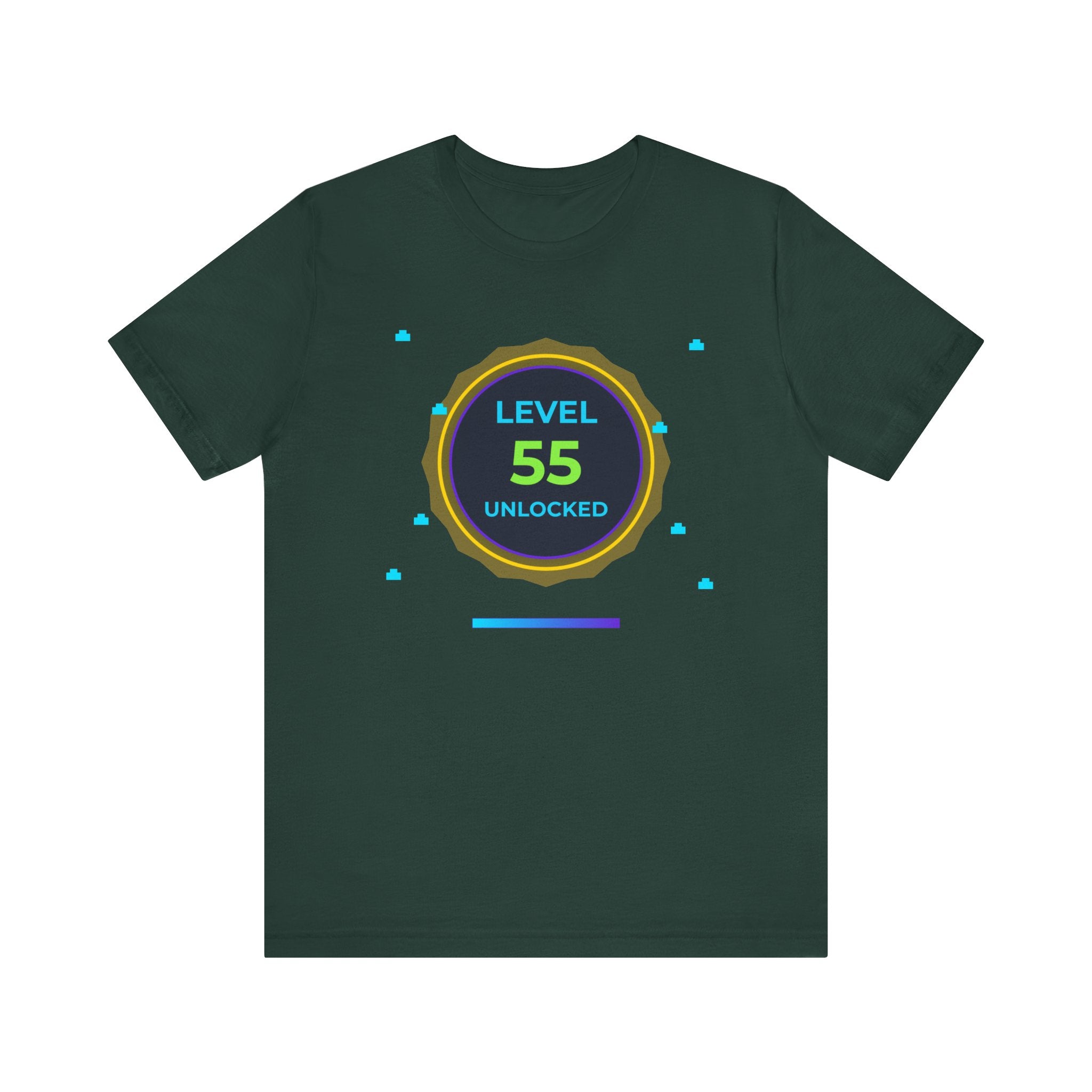 🔥 Level 55 Legend Shirt • Front + Back Design • 55th Birthday Gamer Gift • Retro Gaming Tee • Achievement Badge • Milestone Birthday