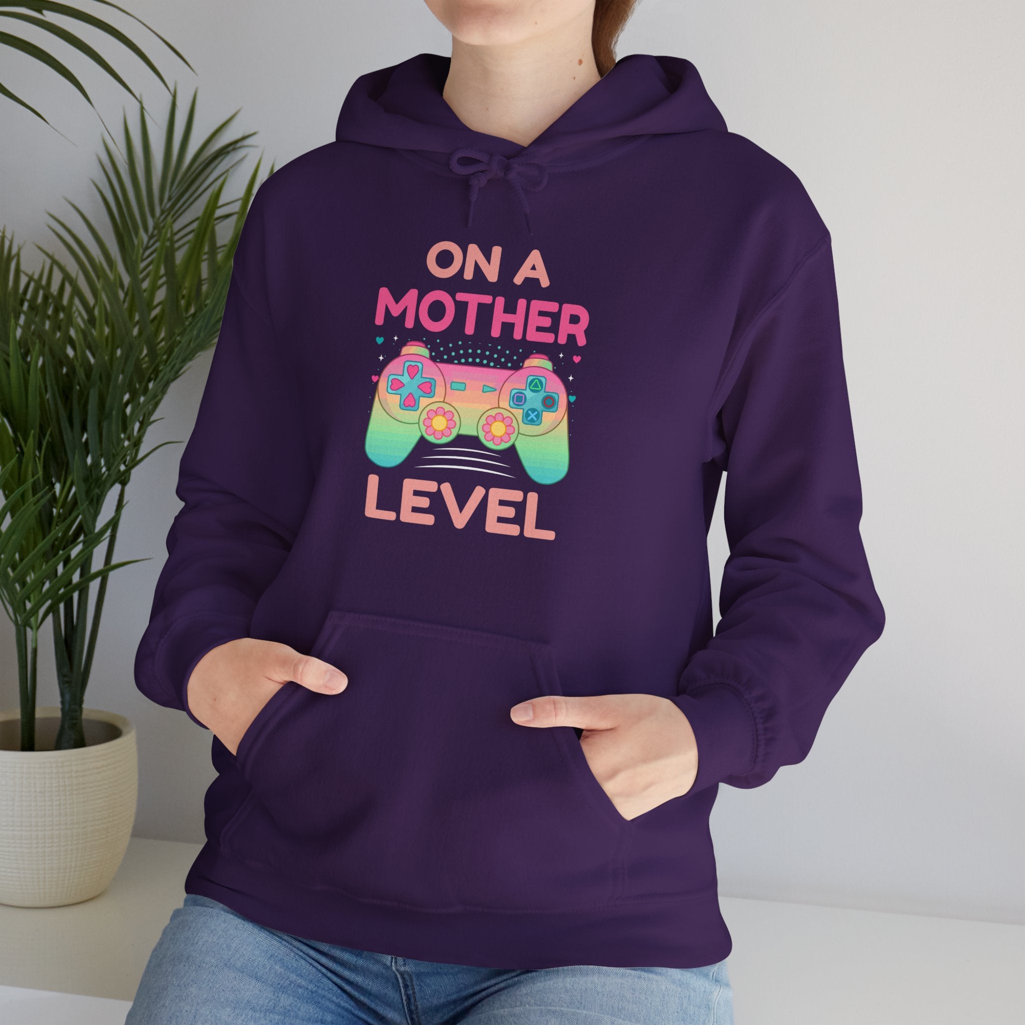 👑 On A Mother Level Hoodie | The Ultimate Mom-Level Gear | Cozy Gaming Sweatshirt