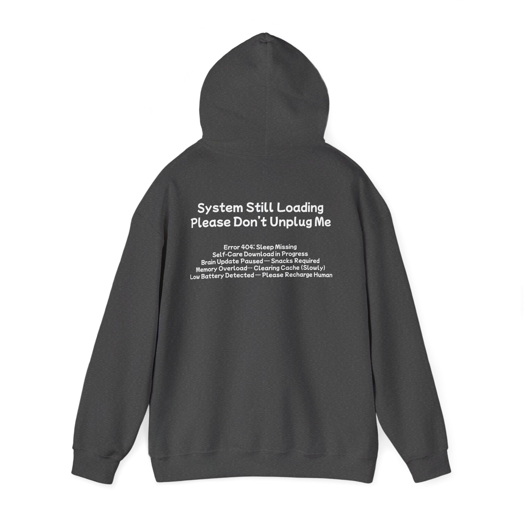 🔥 Brain Buffering Hoodie • 67% Loading Pullover • Funny Gamer Error Hoodie • Front + Back Loading Screen Design • Mental Health Gamer Gift