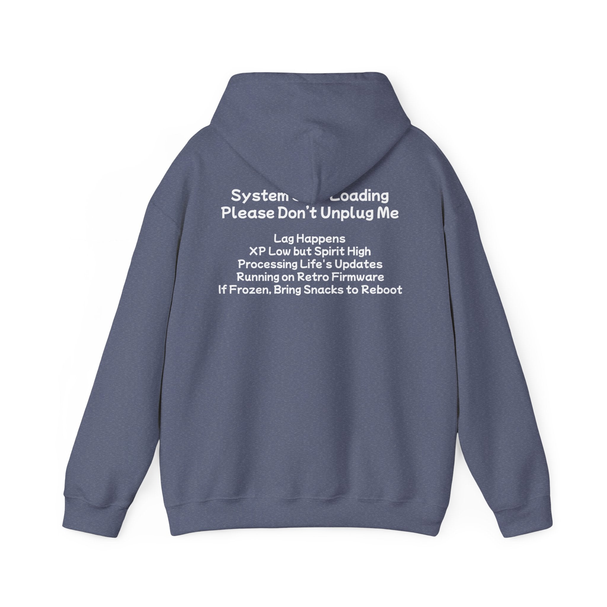 🔥 Saving My Sanity Hoodie | Front + Back Design | Gamer Mental Health Sweatshirt | Retro Floppy Disk Gaming Humor