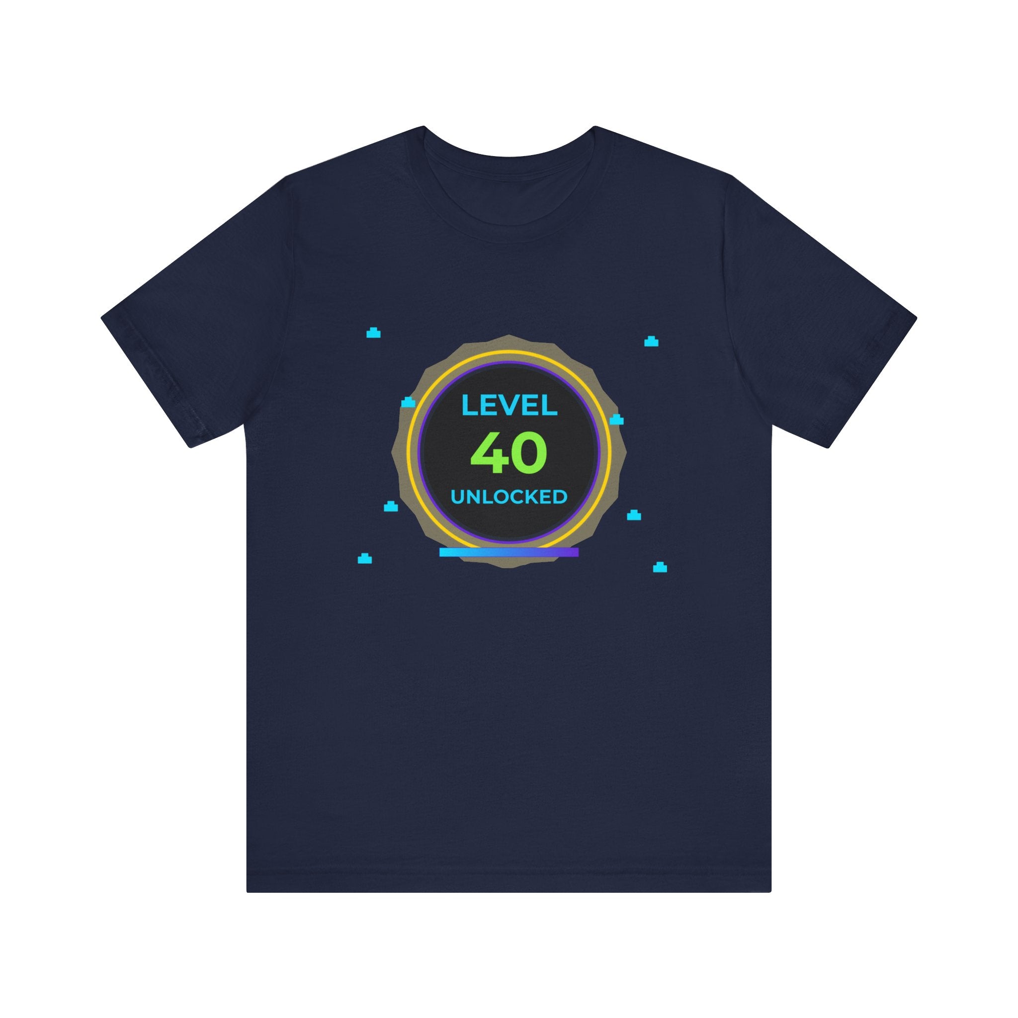 🔥 Level 40 Legend Shirt • Front + Back Design • 40th Birthday Gamer Gift • Retro Gaming Tee • Achievement Badge • Milestone Birthday