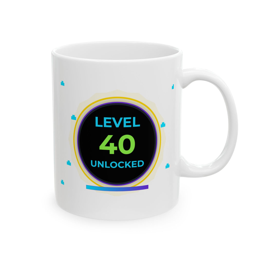 ☕ Level 40 Unlocked Respawn Ready Mug | Essential Gaming Loadout | High-Durability Ceramic