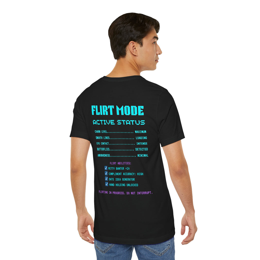 Romance Exe System Status Flirting Shirt | Funny Gamer Valentines Gift | Flirty Gift for Him Her | Dating Shirt | Unique Gift for Gamers