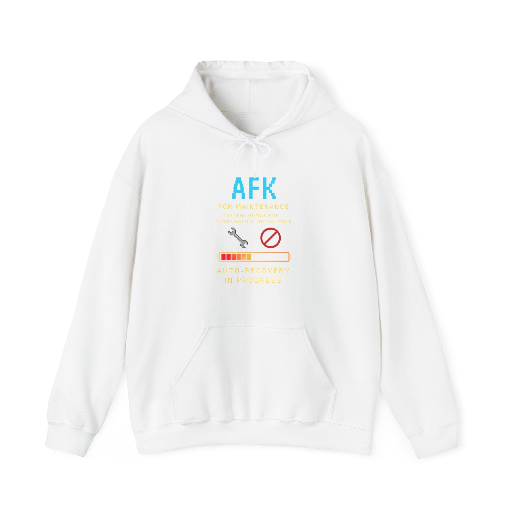 🛠️ AFK FOR MAINTENANCE Hoodie • Self-Care Mode Gamer Hoodie • Retro Pixel AFK Sweatshirt • Cozy Introvert Gamer Gift