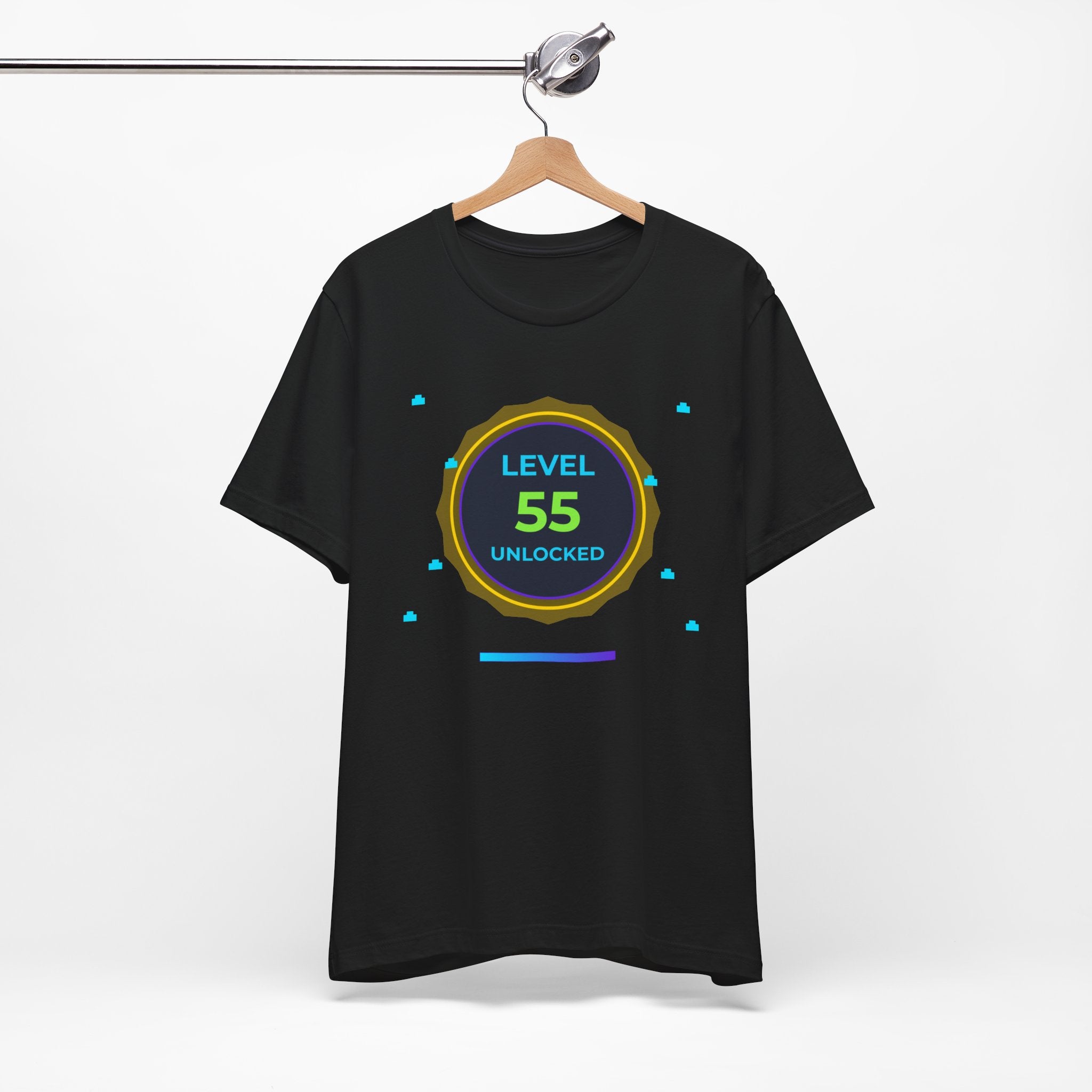 🔥 Level 55 Legend Shirt • Front + Back Design • 55th Birthday Gamer Gift • Retro Gaming Tee • Achievement Badge • Milestone Birthday