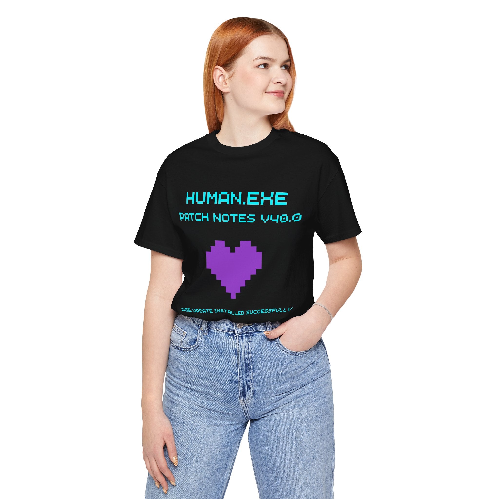 🎮 HUMAN.EXE Patch Notes v40.0 Shirt • Funny 40th Birthday Gamer T-Shirt • Retro Changelog Tee for 80s 90s Gamers • Level 40 Upgrade Gift