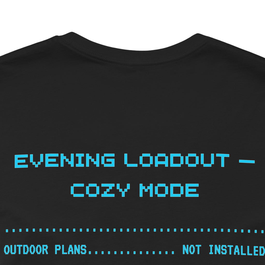 Cozy Gamer Shirt – Staying In Is the Plan Retro Controller Tee (Front & Back Print)