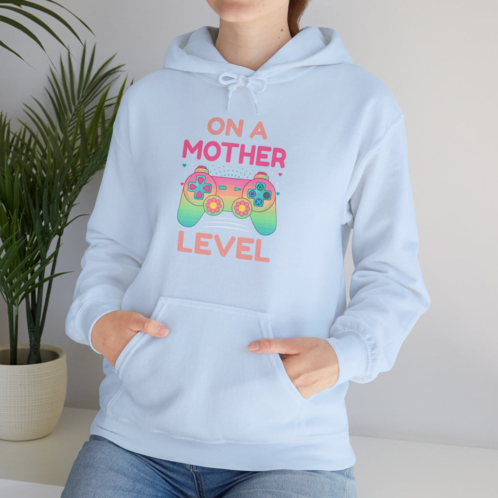 👑 On A Mother Level Hoodie | The Ultimate Mom-Level Gear | Cozy Gaming Sweatshirt