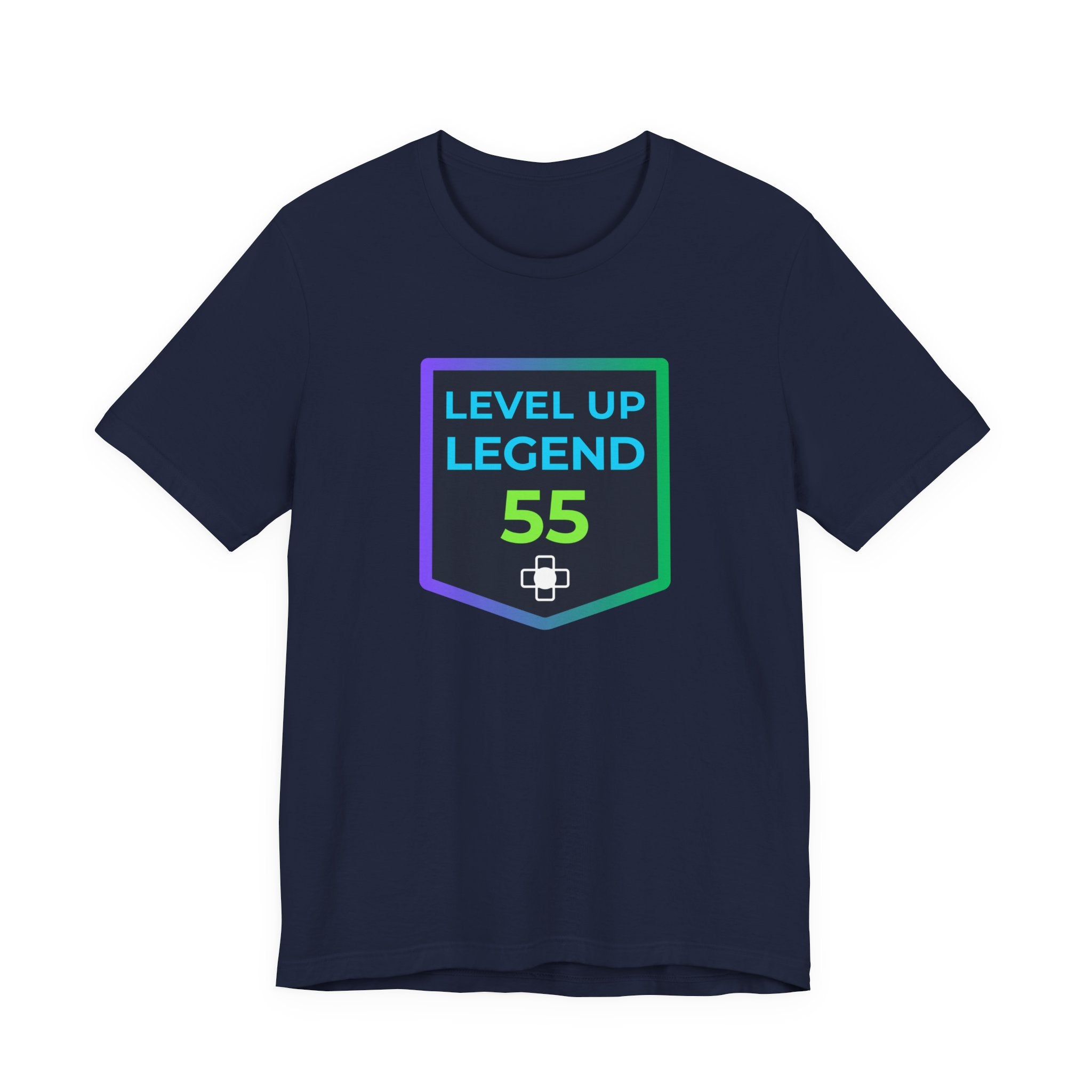 🔥 Level 55 Legend Shirt • Front + Back Design • 55th Birthday Gamer Gift • Retro Gaming Tee • Achievement Badge Design • Milestone Birthday