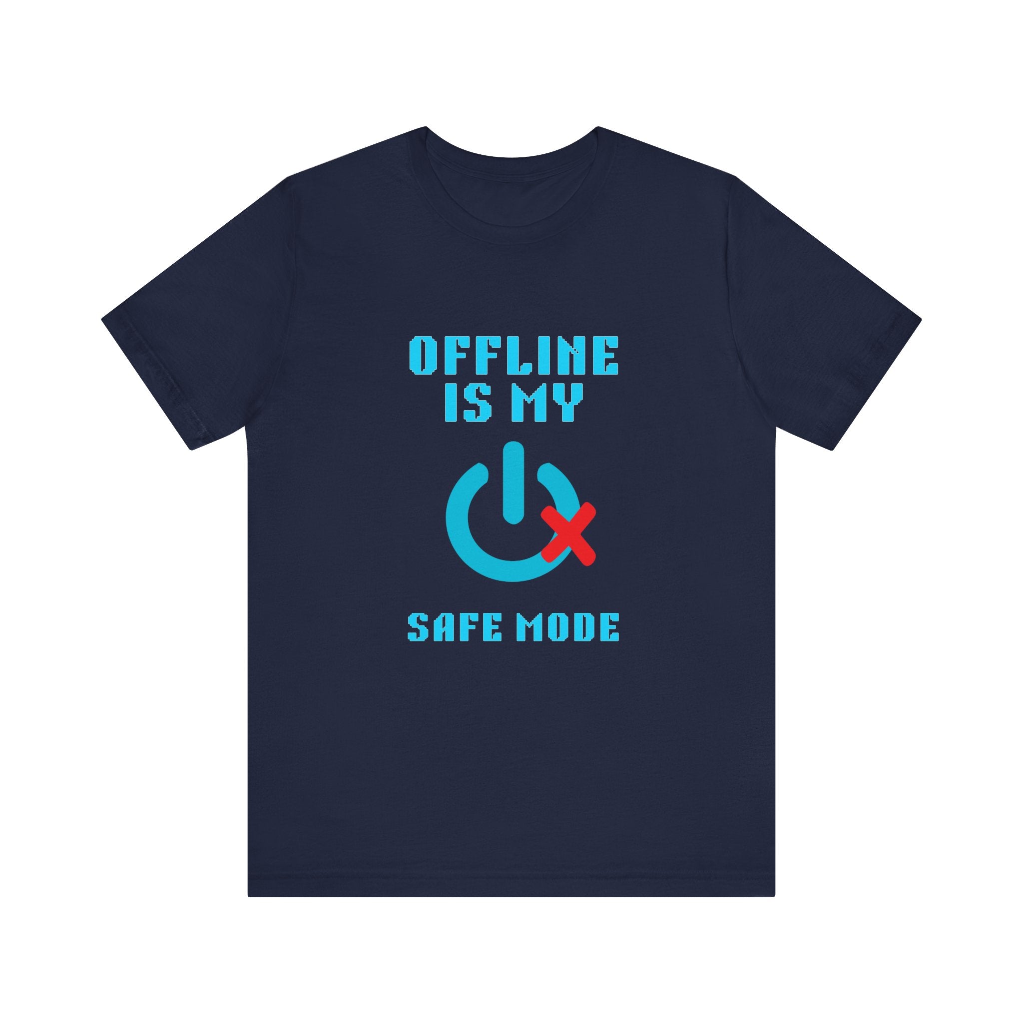 📴 OFFLINE IS MY SAFE MODE Shirt • Connection Status Offline by Choice Tee • Retro Introvert Gamer T-Shirt • Cozy Solo Quest 80s 90s Gift