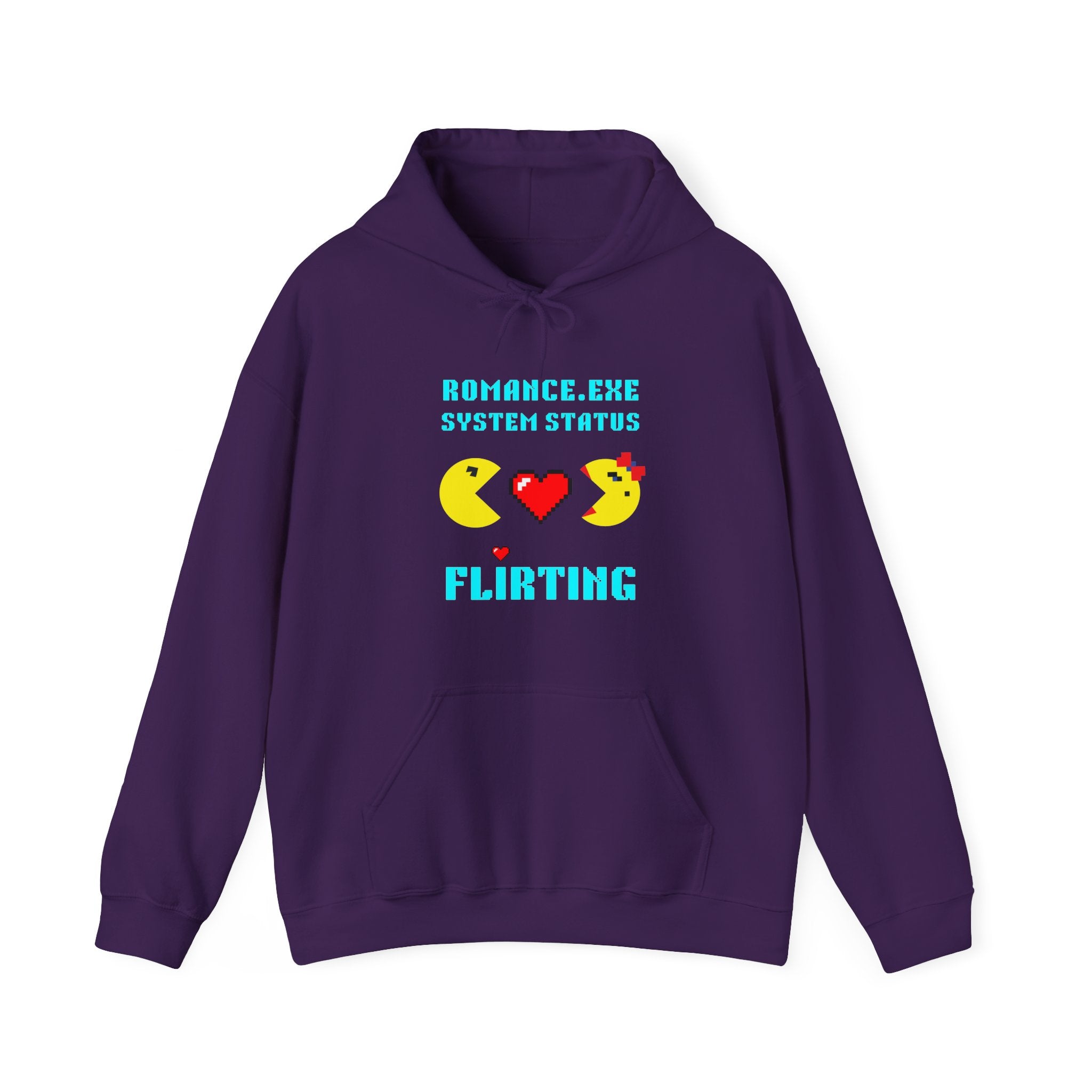 Romance Exe System Status Flirting Hoodie | Funny Gamer Valentines Gift | Flirty Gift for Him Her | Dating Sweatshirt | Unique Gift for Gamers