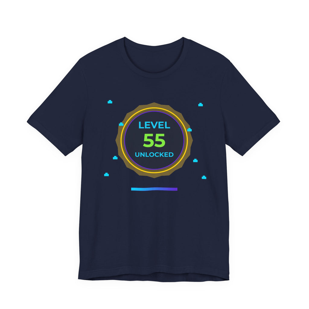 🔥 Level 55 Legend Shirt • Front + Back Design • 55th Birthday Gamer Gift • Retro Gaming Tee • Achievement Badge • Milestone Birthday