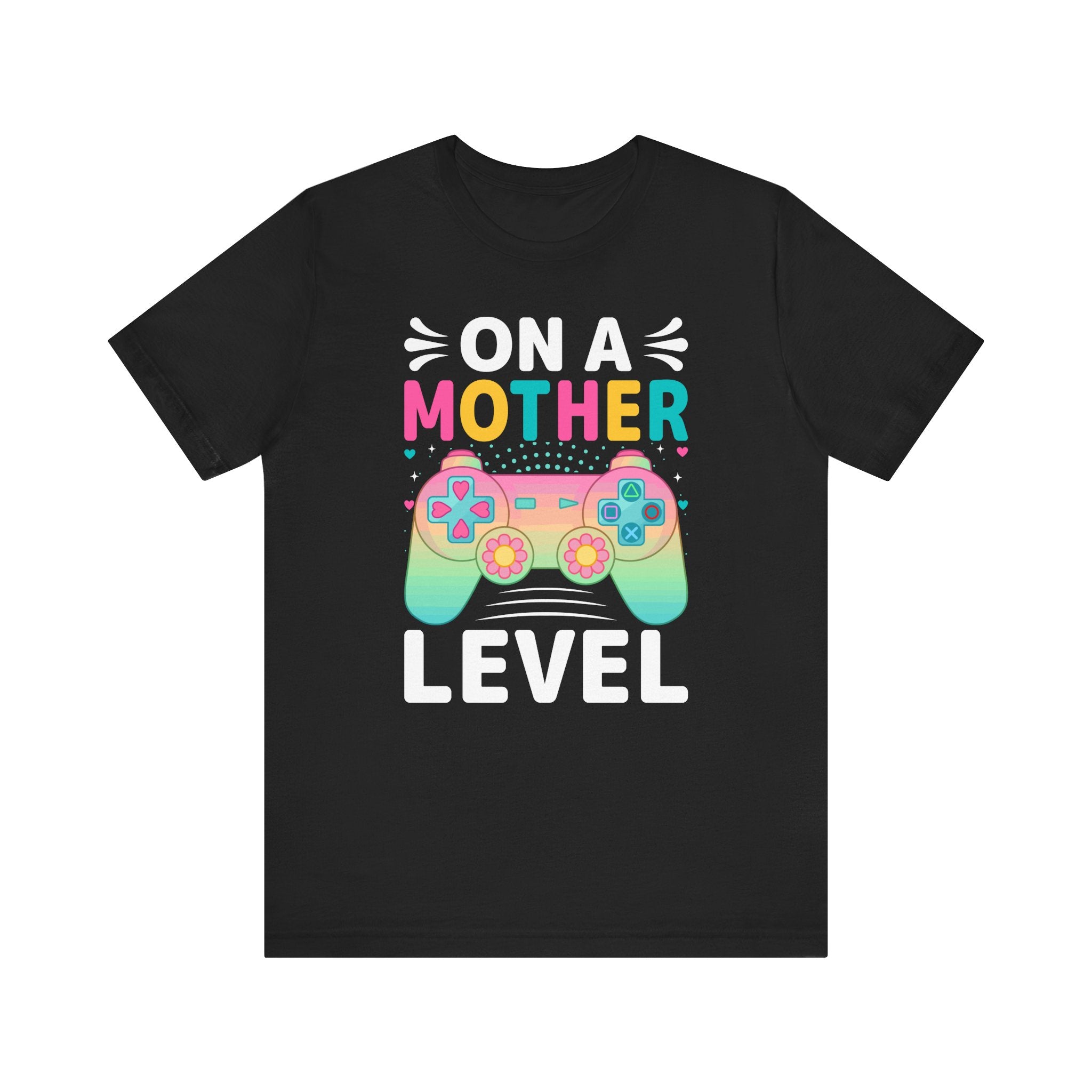 On A Mother Level T-Shirt | Gaming Mom Shirt | Gamer Mother Gift | Retro Gaming Mom Tee