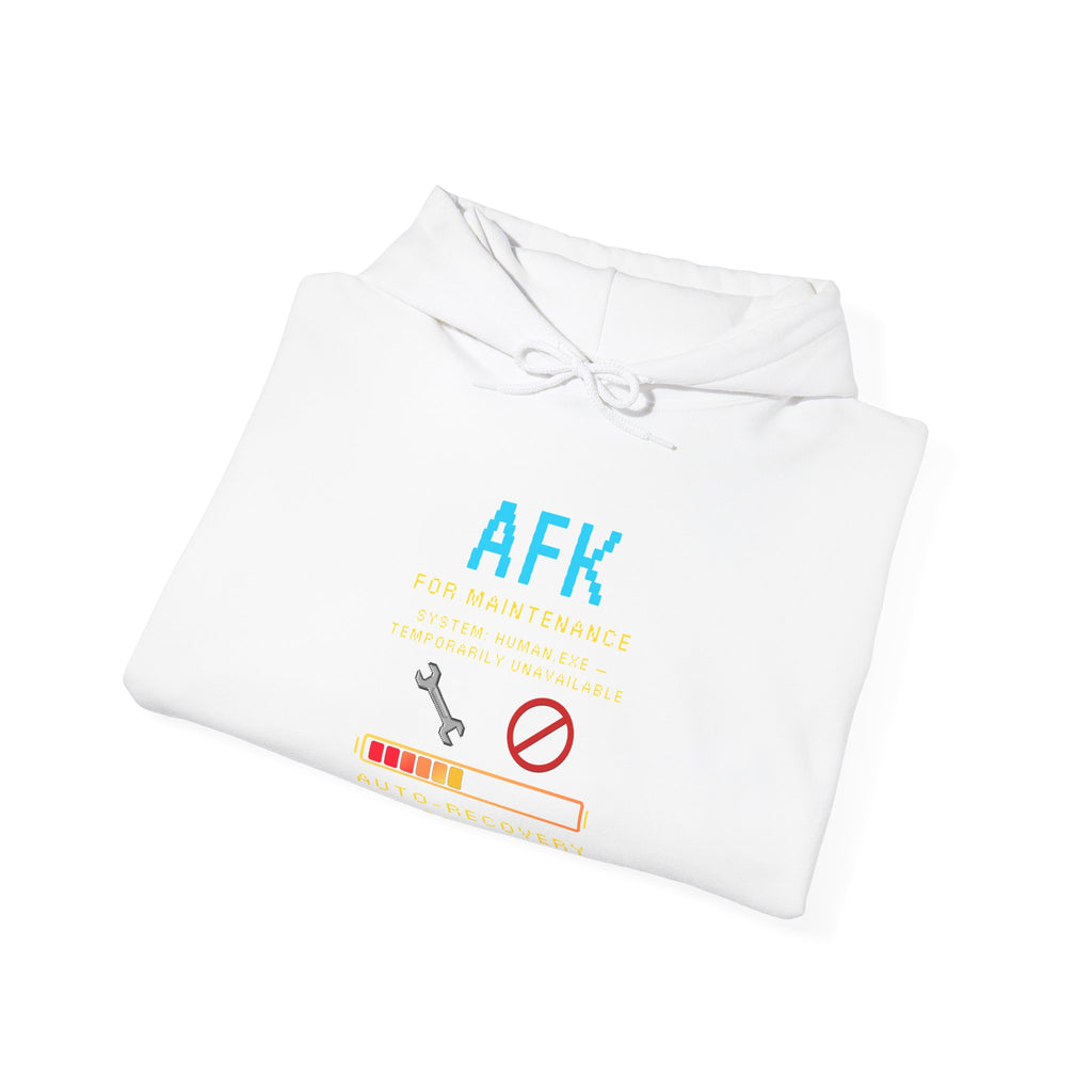 🛠️ AFK FOR MAINTENANCE Hoodie • Self-Care Mode Gamer Hoodie • Retro Pixel AFK Sweatshirt • Cozy Introvert Gamer Gift