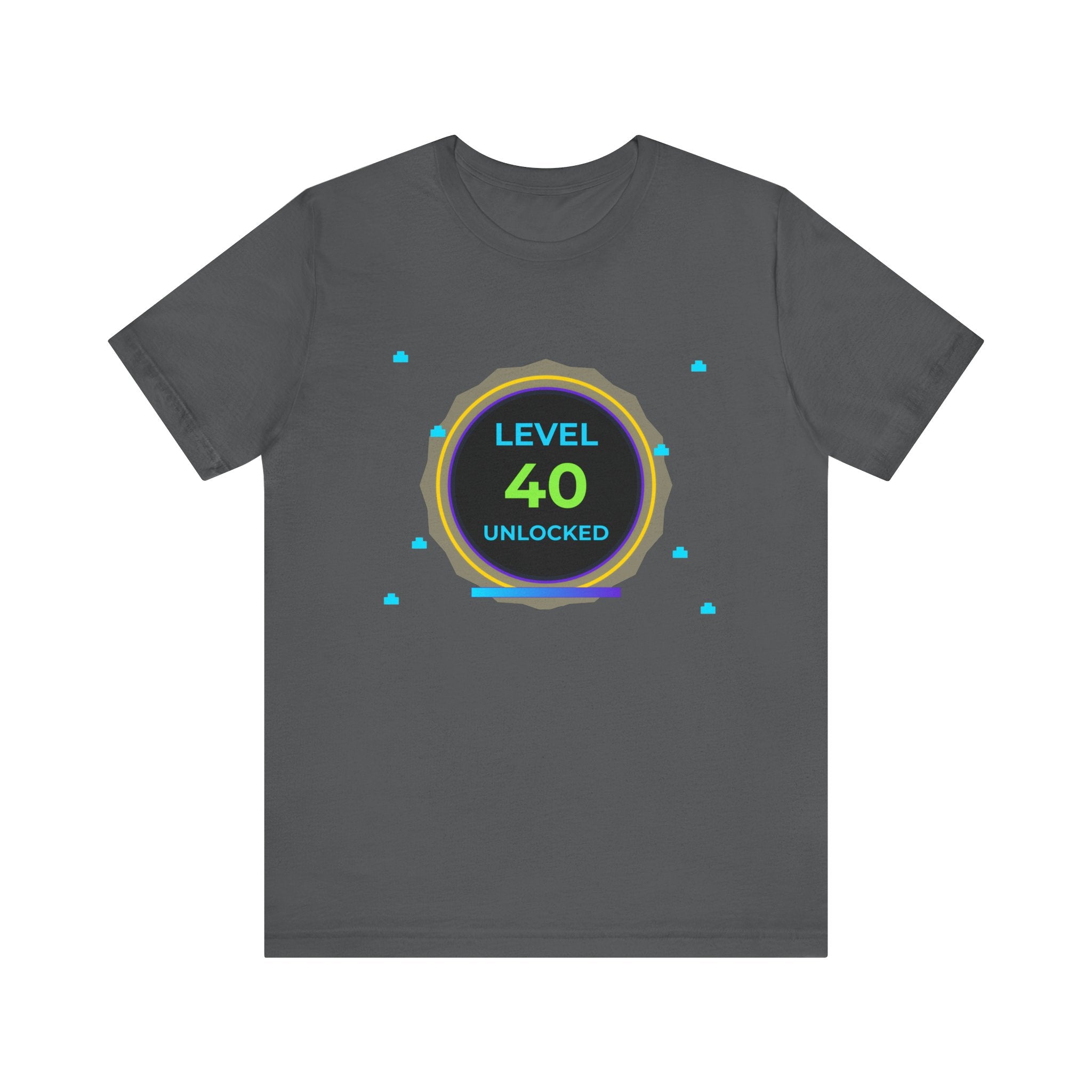 🔥 Level 40 Legend Shirt • Front + Back Design • 40th Birthday Gamer Gift • Retro Gaming Tee • Achievement Badge • Milestone Birthday