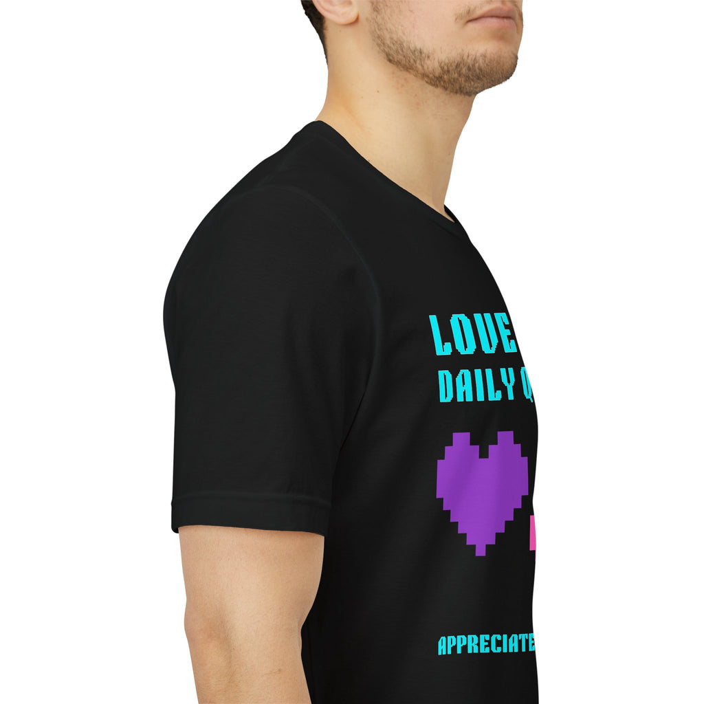 Love Exe Daily Quest Appreciate Player 2 Shirt | Funny Gamer Couple Gift | Anniversary Gift for Him Her | Gaming Relationship Tee | Romance