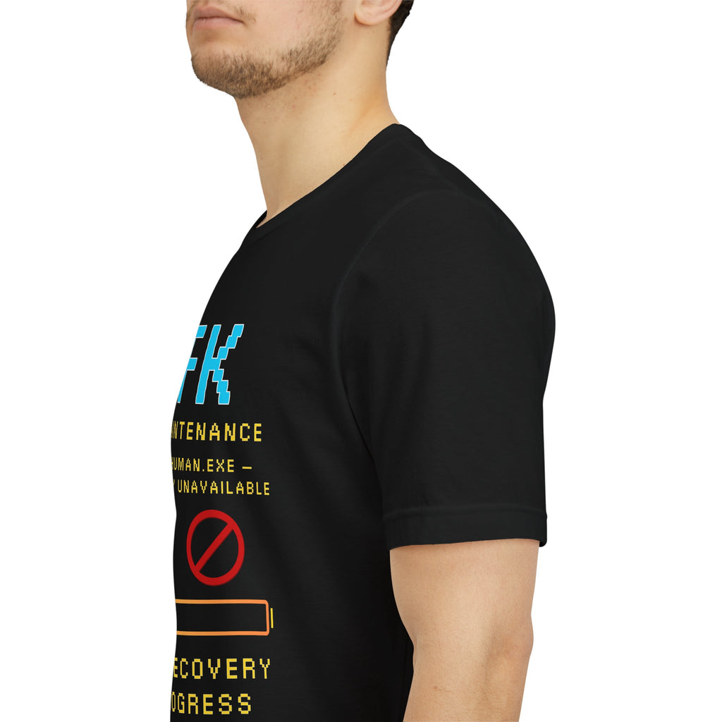 🛠️ AFK FOR MAINTENANCE Shirt • Self-Care Mode Gamer T-Shirt • Retro Pixel AFK Tee for Introverts • 80s 90s Video Game Gift