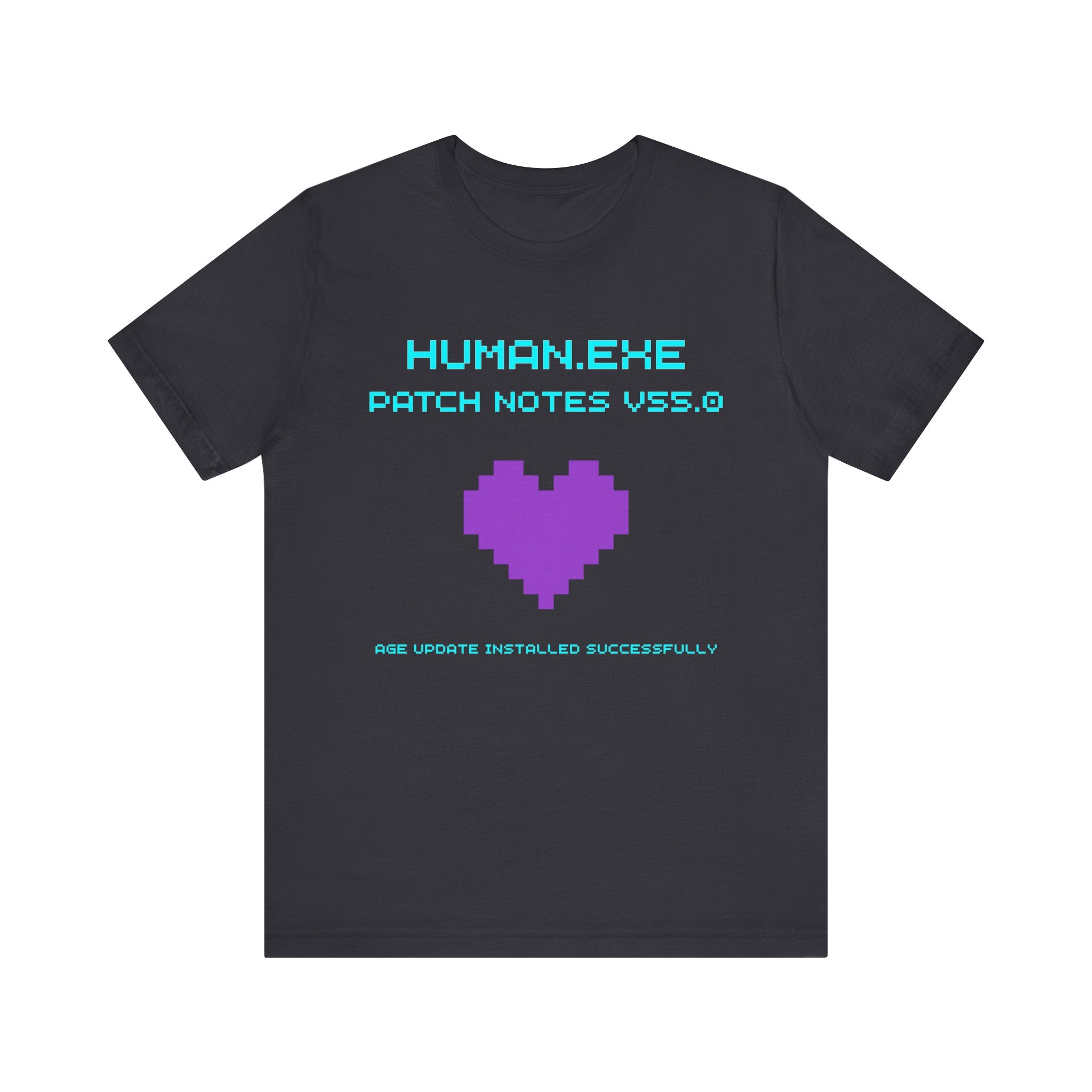 🎮 HUMAN.EXE Patch Notes v55.0 Shirt • Funny 55th Birthday Gamer T-Shirt • Retro Changelog Tee for 80s 90s Gamers • Level 55 Upgrade Gift