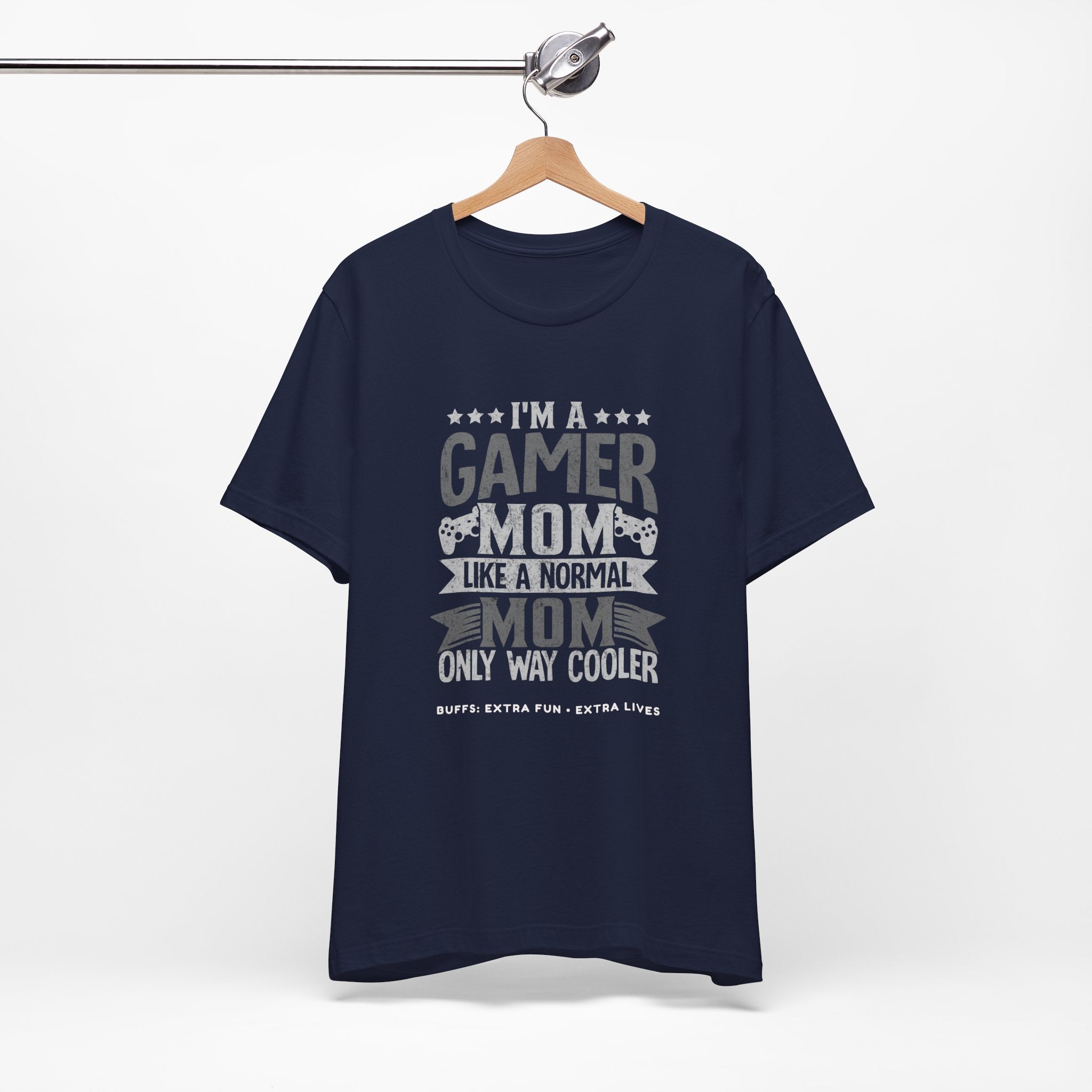 Gamer Mom – Like a Normal Mom, Only Way Cooler Shirt (Front & Back Print)