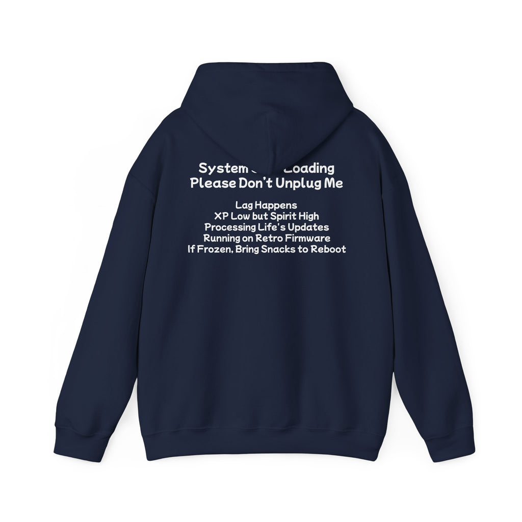 🔥 Saving My Sanity Hoodie | Front + Back Design | Gamer Mental Health Sweatshirt | Retro Floppy Disk Gaming Humor