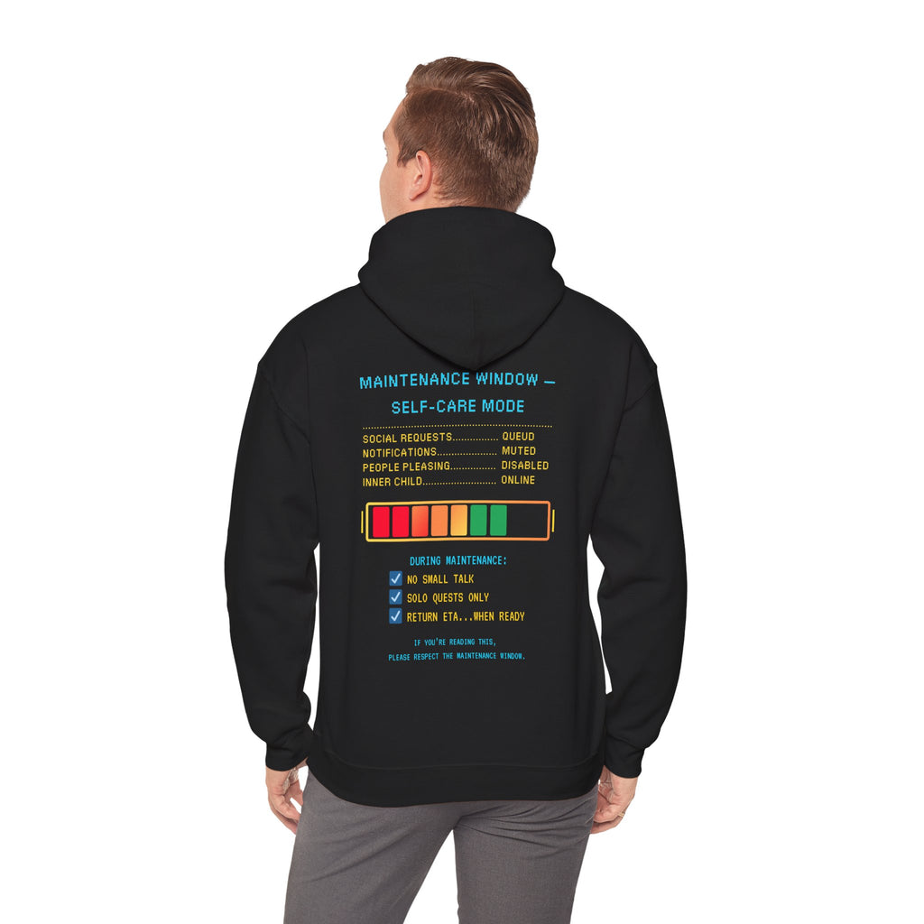 🛠️ AFK FOR MAINTENANCE Hoodie • Self-Care Mode Gamer Hoodie • Retro Pixel AFK Sweatshirt • Cozy Introvert Gamer Gift