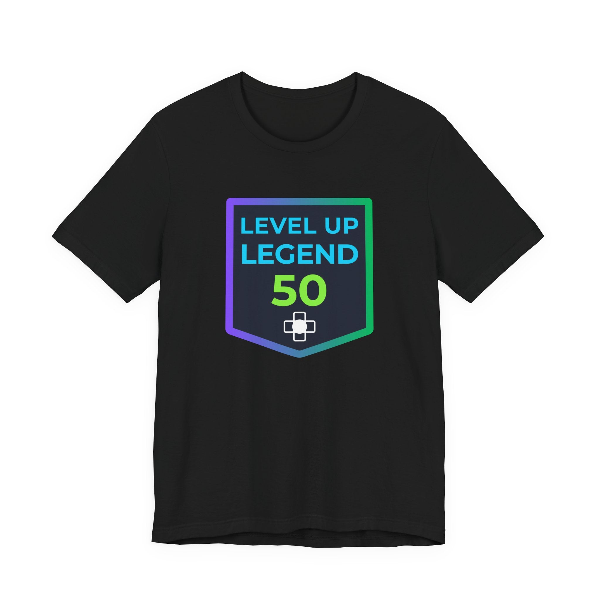 🔥 Level 50 Legend Shirt • Front + Back Design • 50th Birthday Gamer Gift • Retro Gaming Tee • Achievement Badge Design • Milestone Birthday