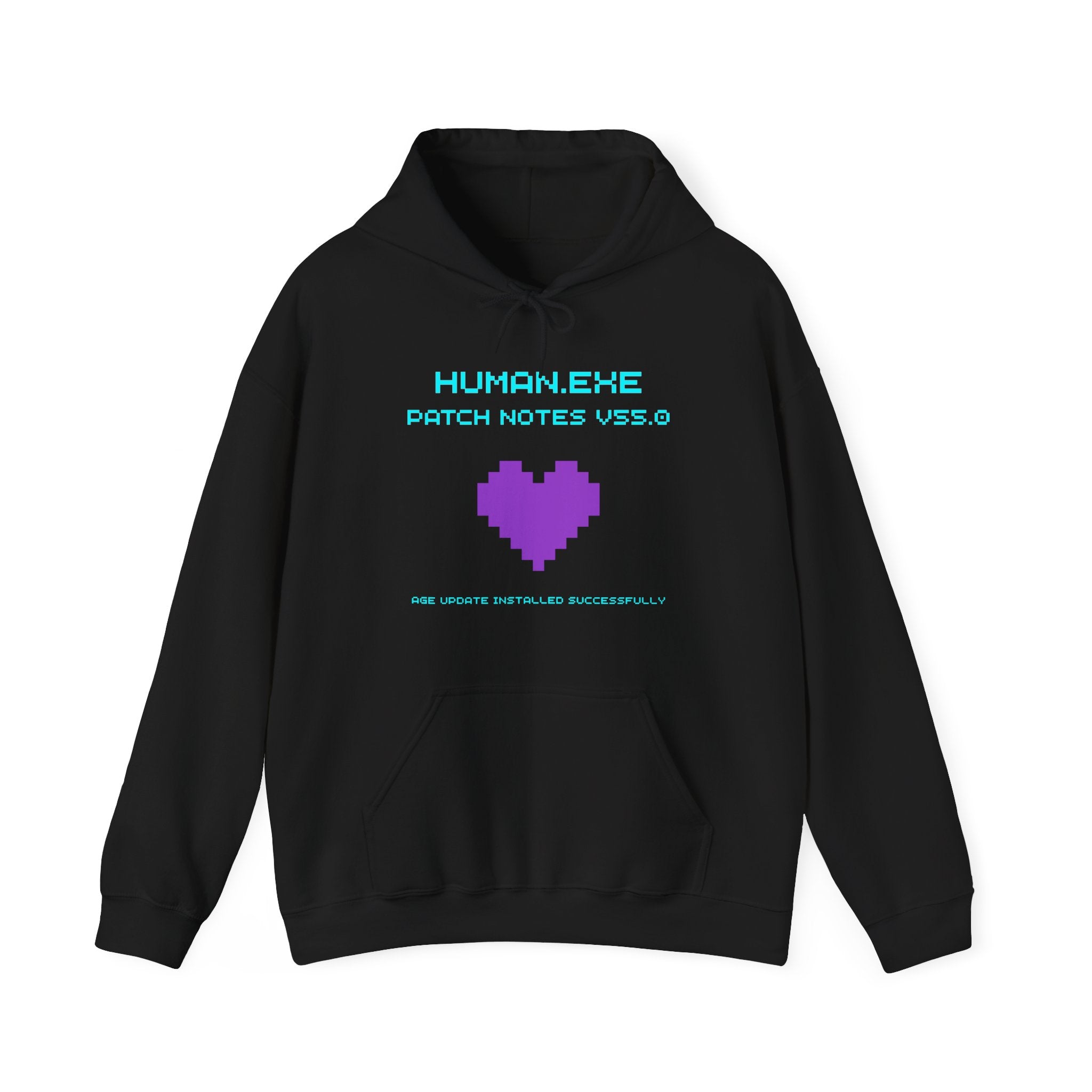 🎮 HUMAN.EXE Patch Notes v 55.0 Hoodie • Funny 55th Birthday Gamer Hoodie • Retro Changelog Sweatshirt • Cozy Level 55 Upgrade Gift