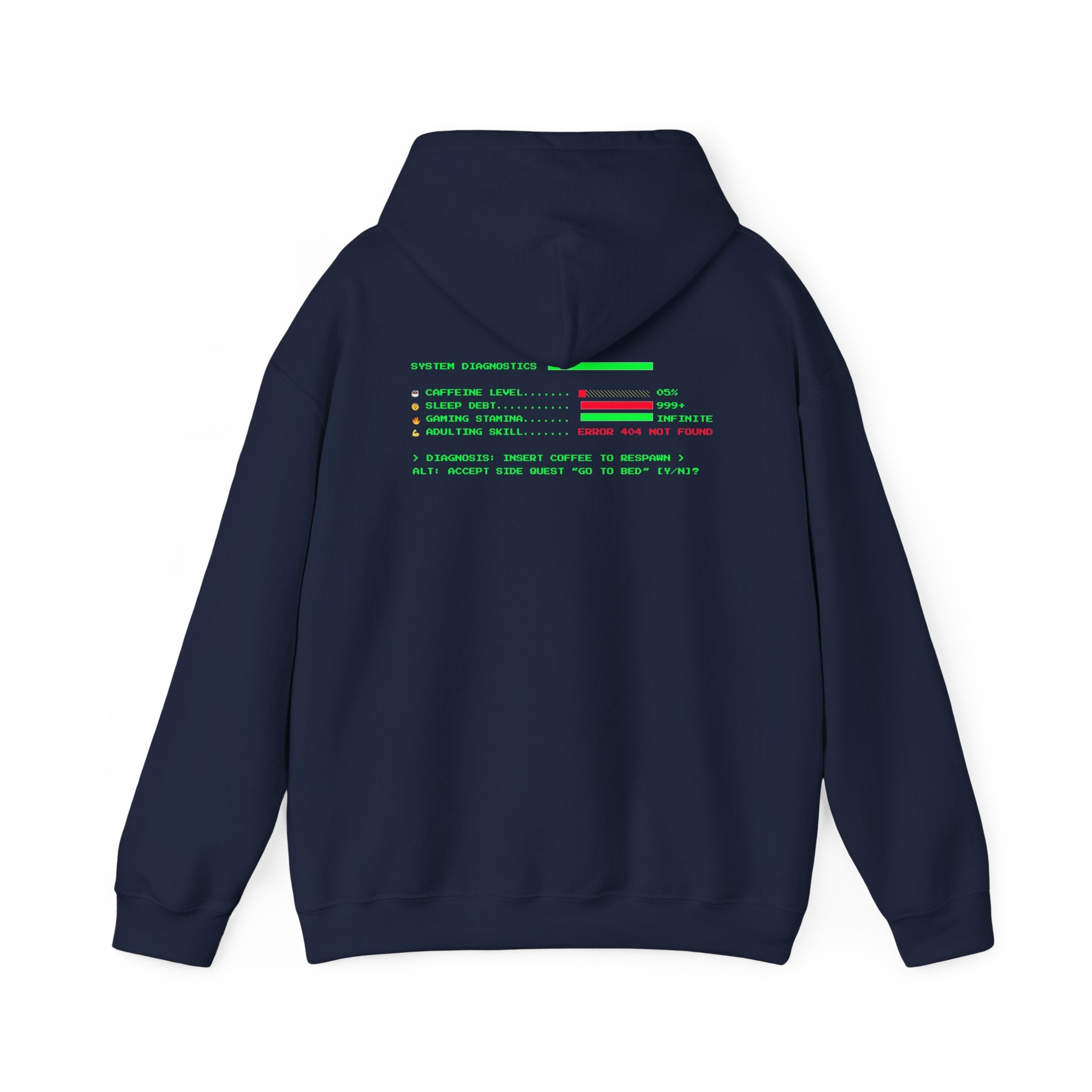 🔥 Low Energy Gamer Hoodie • Caffeine Required to Respawn • Funny Coffee Addict Hoodie • System Critical Pullover • Gift for Gamers & Coders