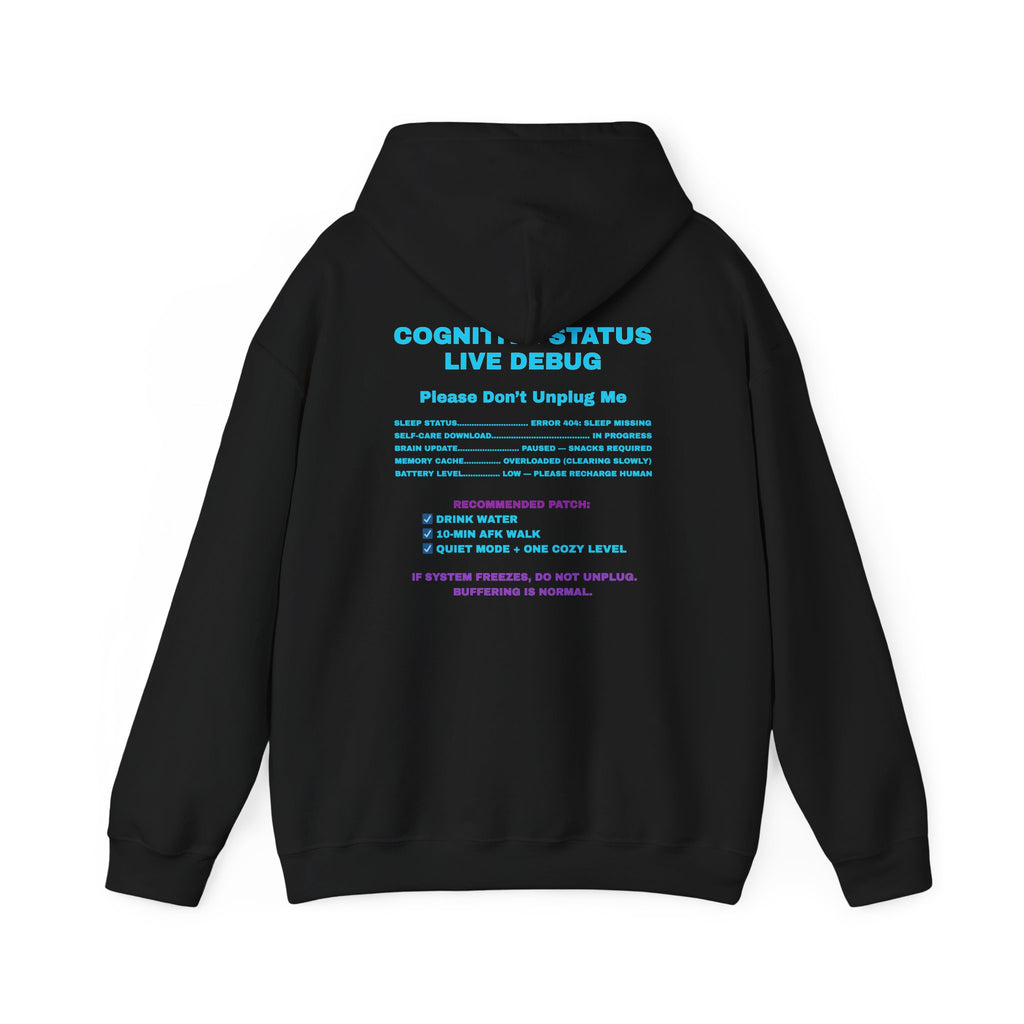 Hold On… My Brain Is Buffering Hoodie – 67% Loaded Gamer Hoodie (Front & Back Print)